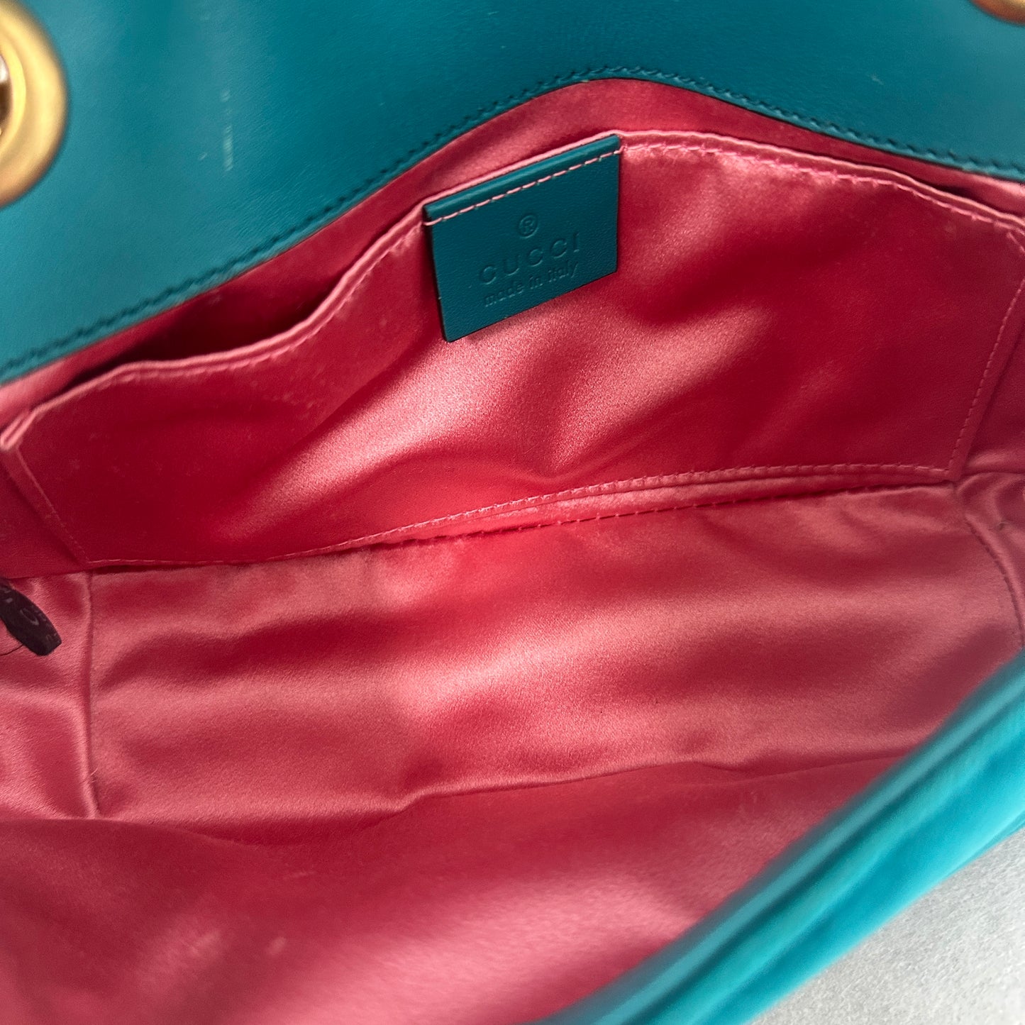 Gucci - GG Marmont - Velvet - Blue - (small)