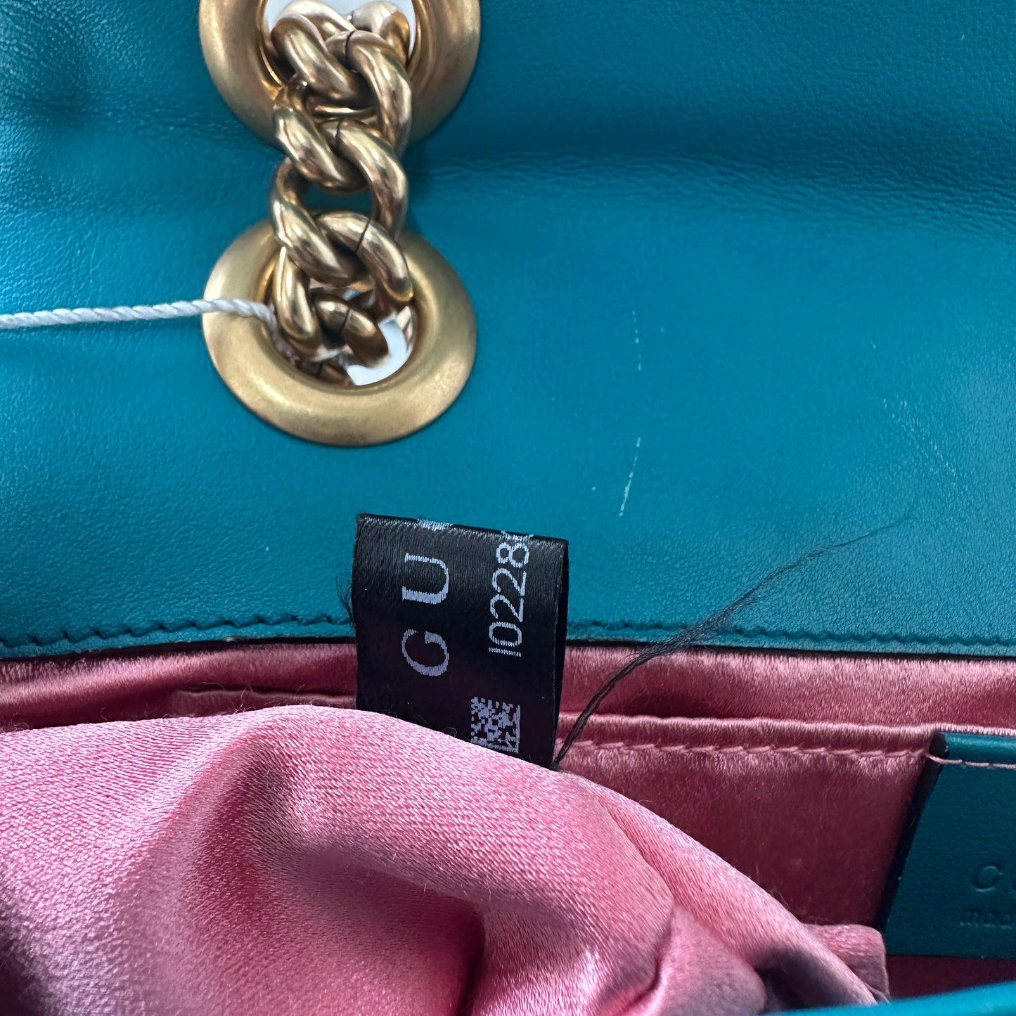 Gucci - GG Marmont - Velvet - Blue - (small)