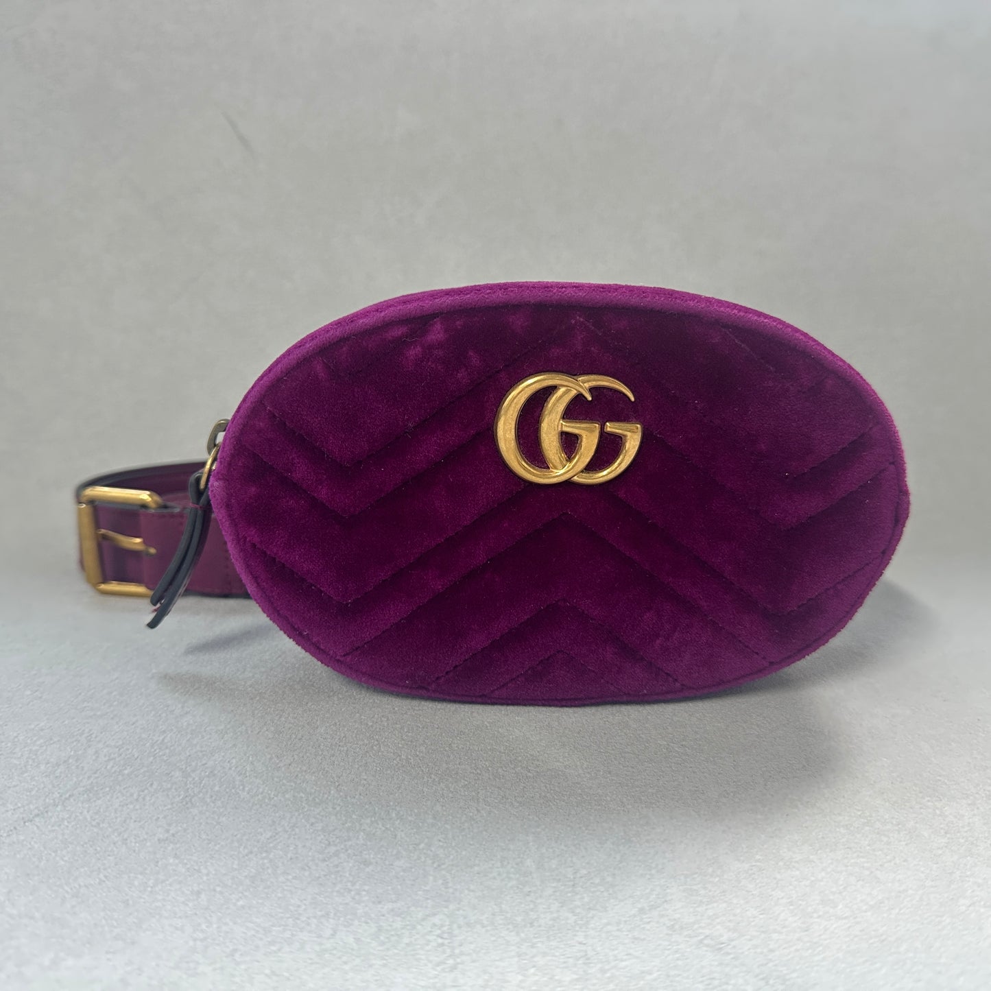 Gucci - GG Marmont - Velvet - Purple - (mini)