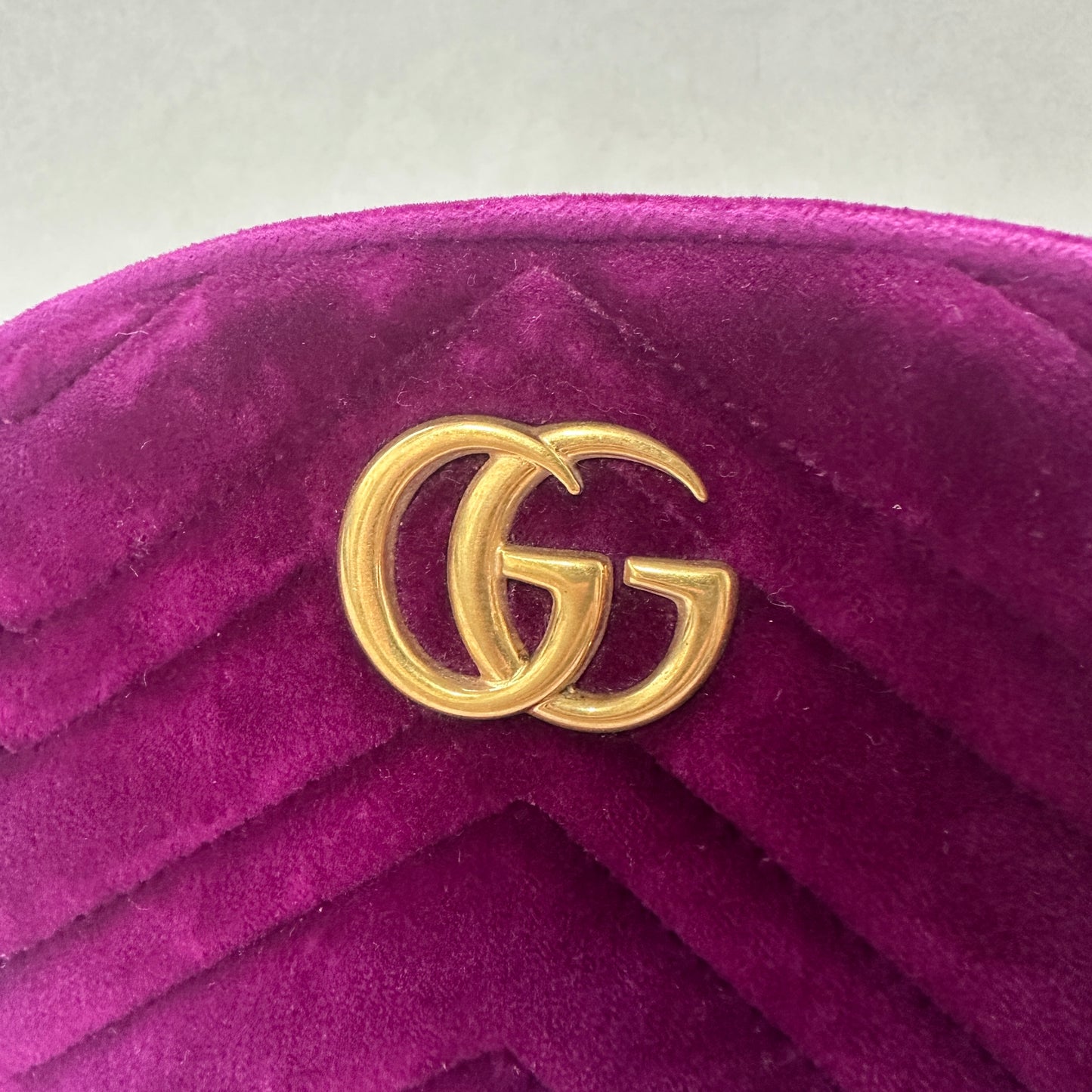 Gucci - GG Marmont - Velvet - Purple - (mini)