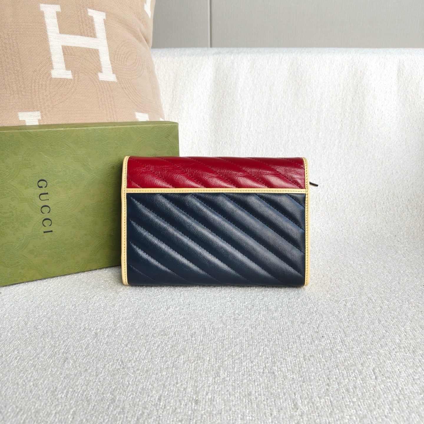 Gucci - GG Marmont Wallet on Chain (WOC) - Leather - Multicolour - (mini)