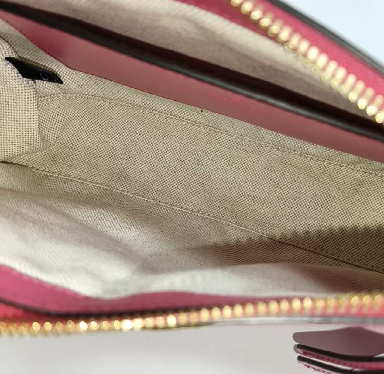 Gucci - GG Matelassé Bag - Leather - Pink - (Small)