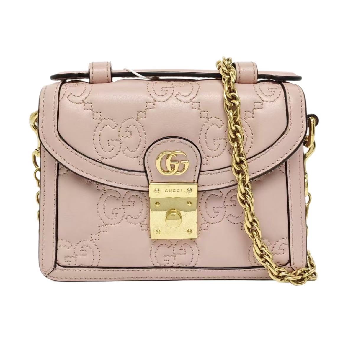 Gucci - GG Matelasse - Leather - Pink - (mini)