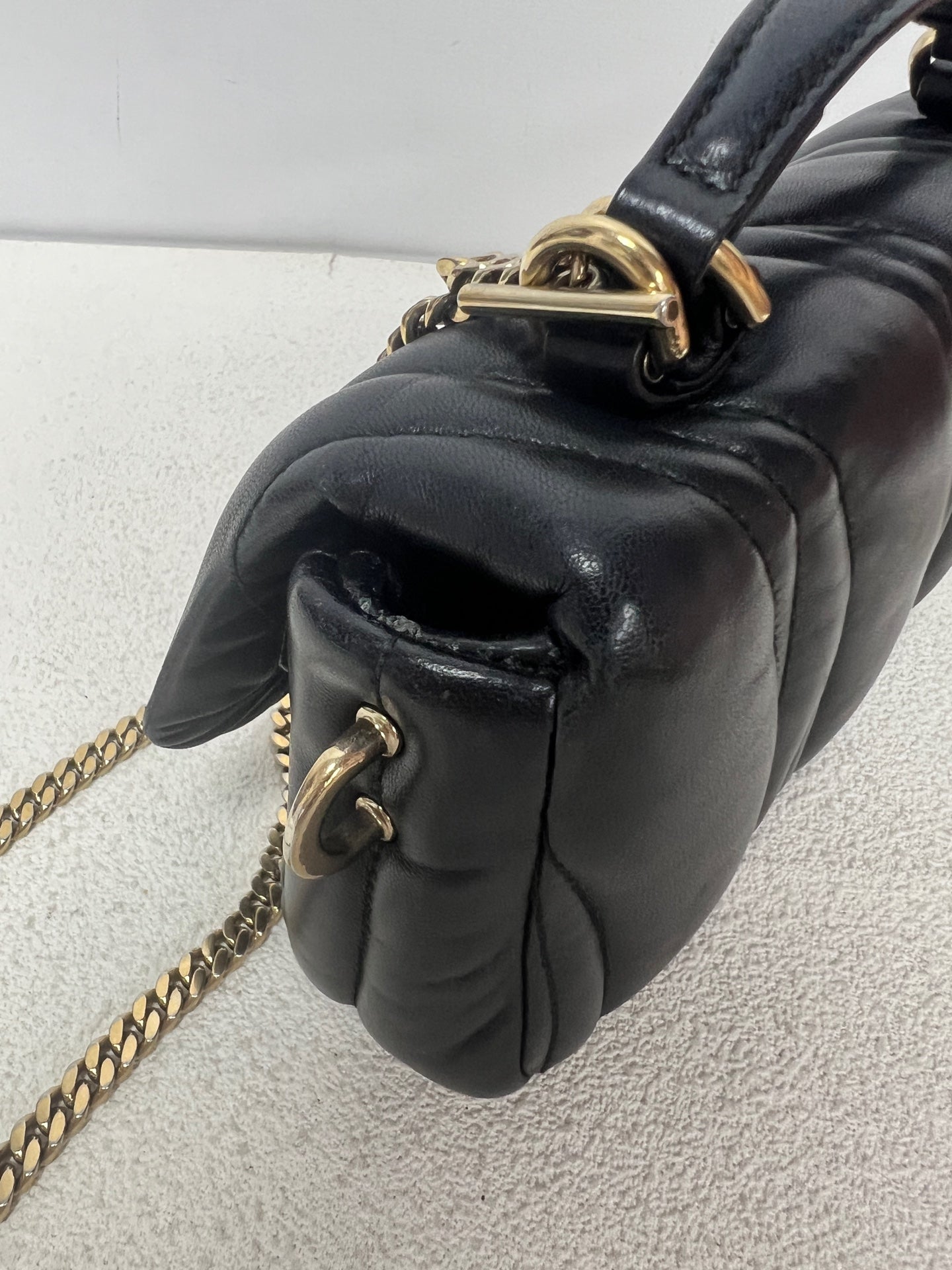Gucci - GG Milano - Leather - Black - (small)