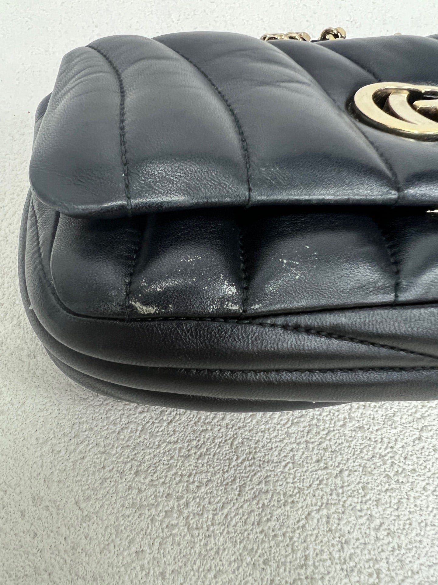 Gucci - GG Milano - Leather - Black - (small)