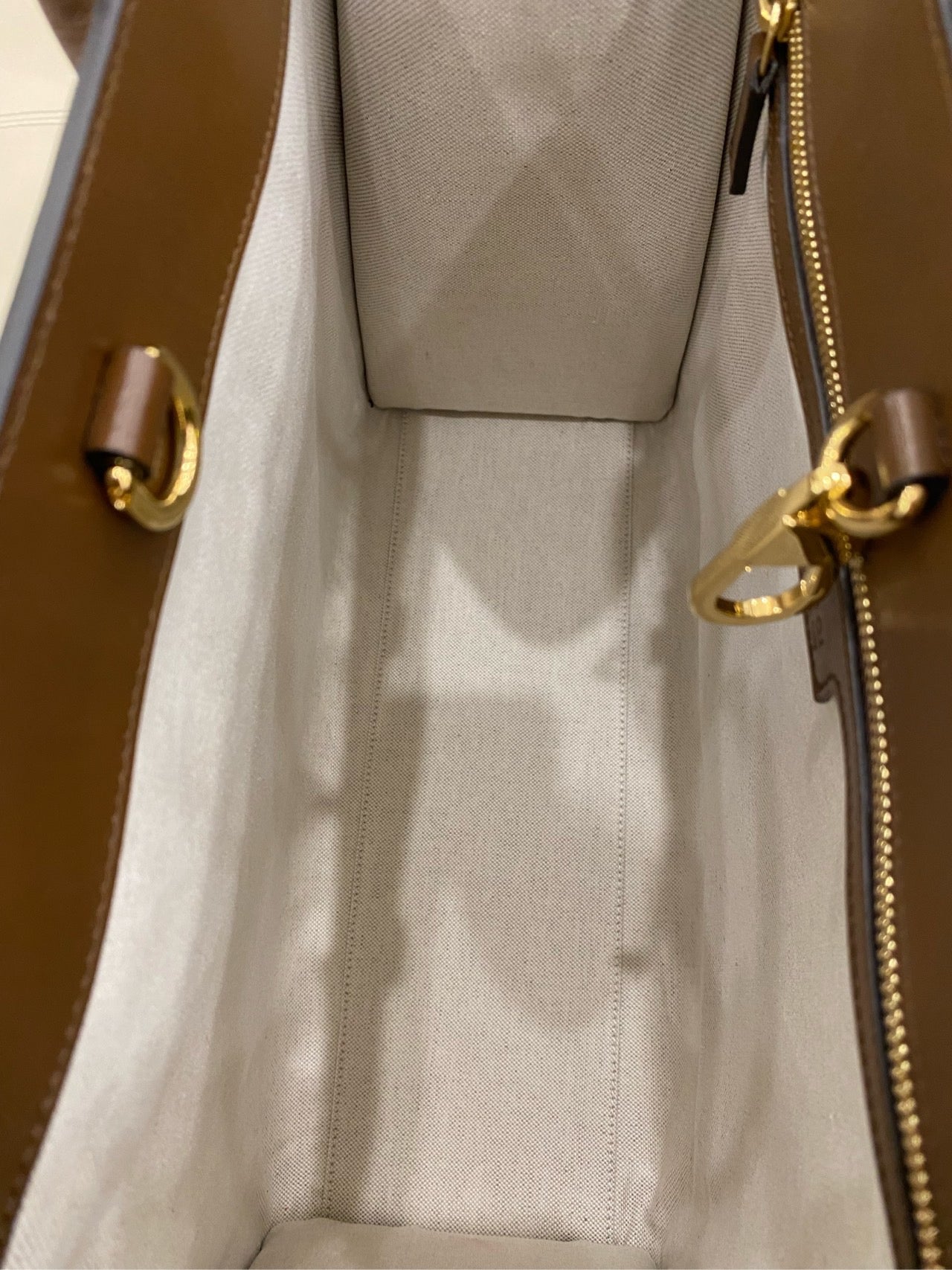 Gucci - GG Retro Tote - Coated canvas with leather trim - Brown - (Medium)