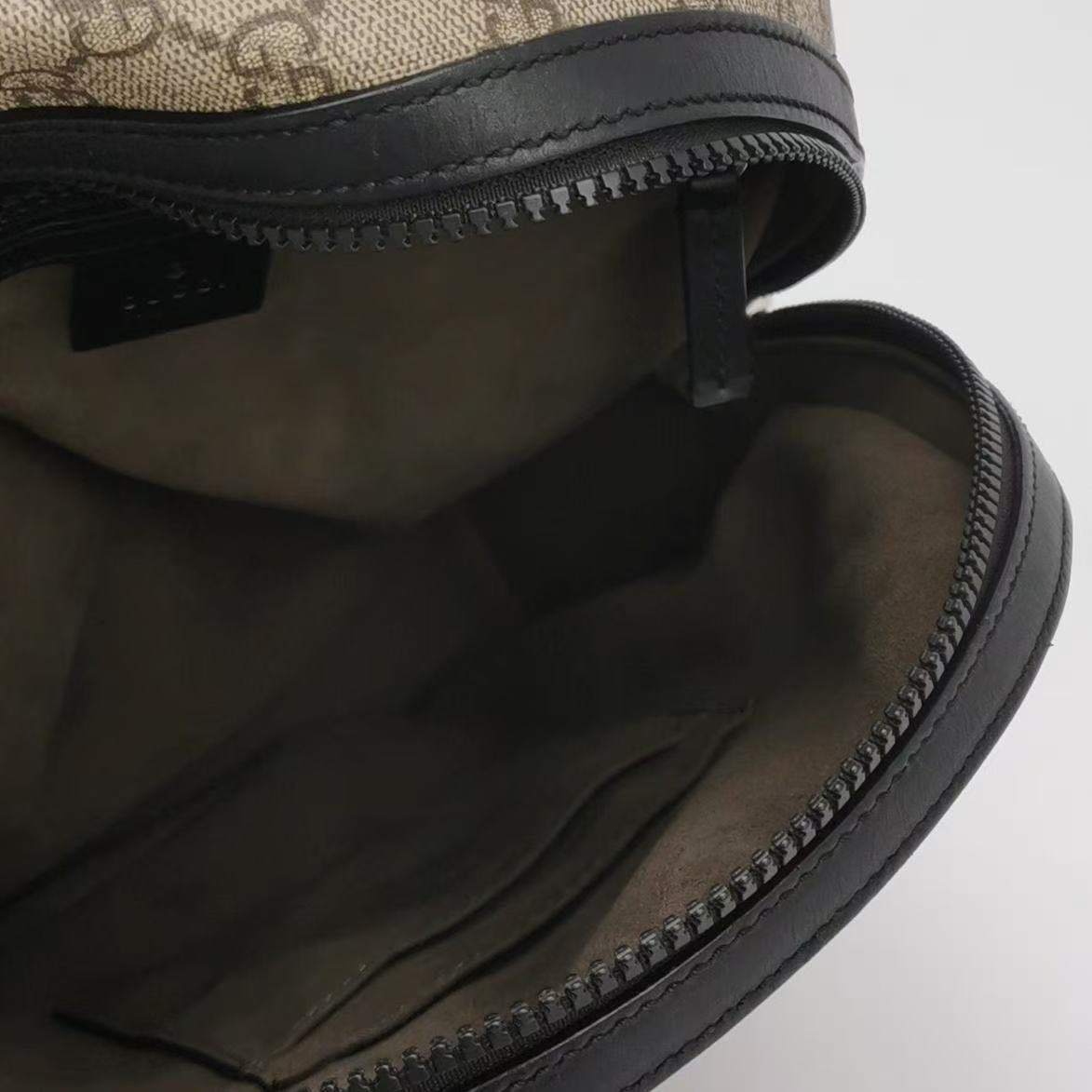 Gucci - GG Supreme Backpack - Coated Canvas and Leather - Beige - (small)