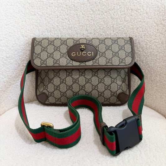 Gucci - GG Supreme Belt Bag - Leather - Beige - (mini)