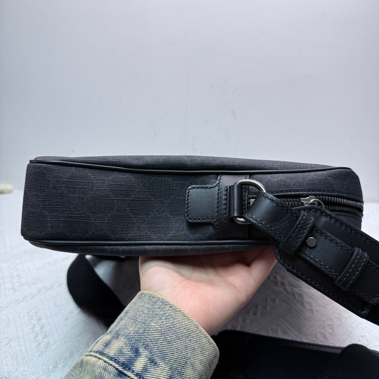 Gucci - GG Supreme Briefcase - GG Supreme canvas with leather trim - Black - (medium)