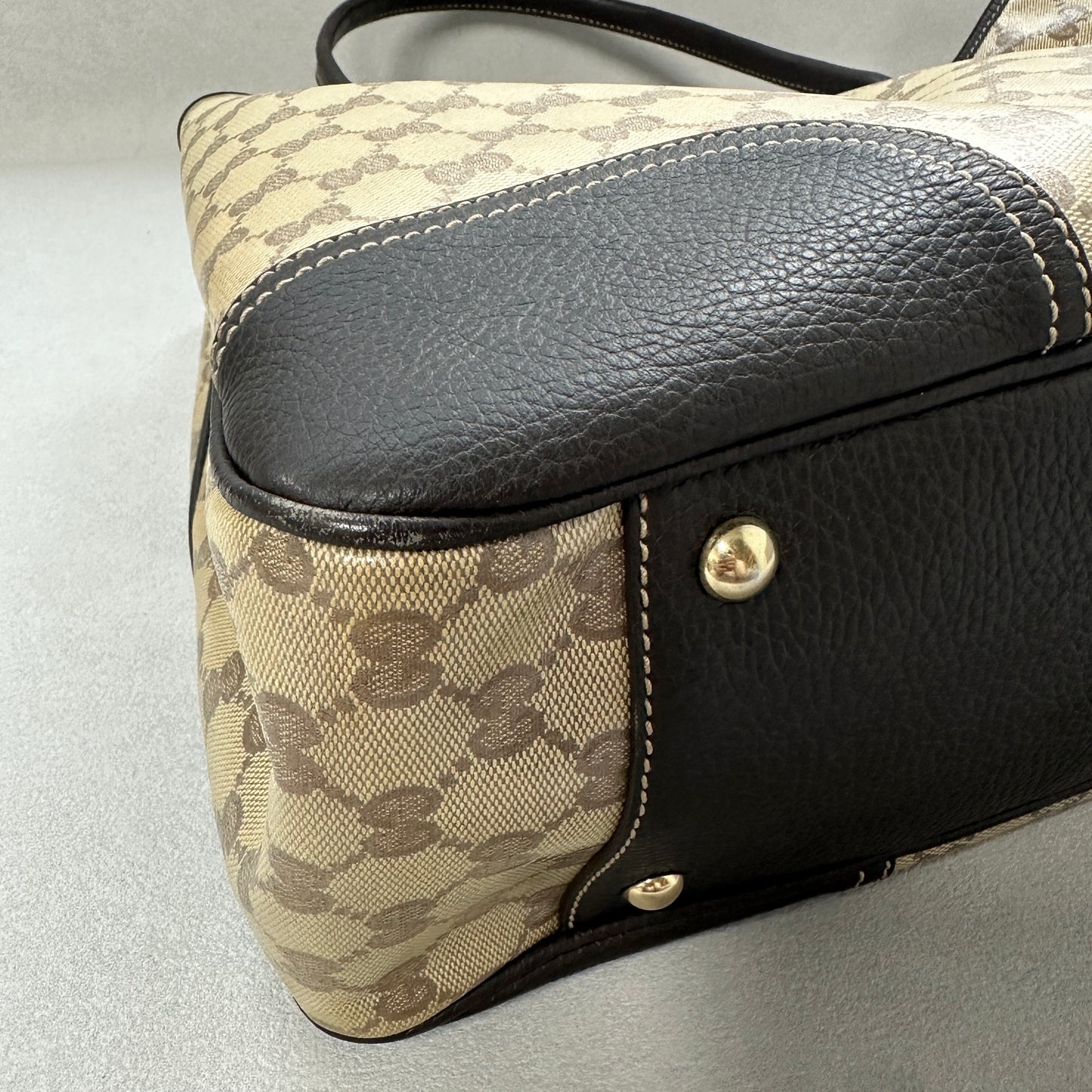 Gucci - GG Supreme Joy Tote - Cloth - Beige - (large)