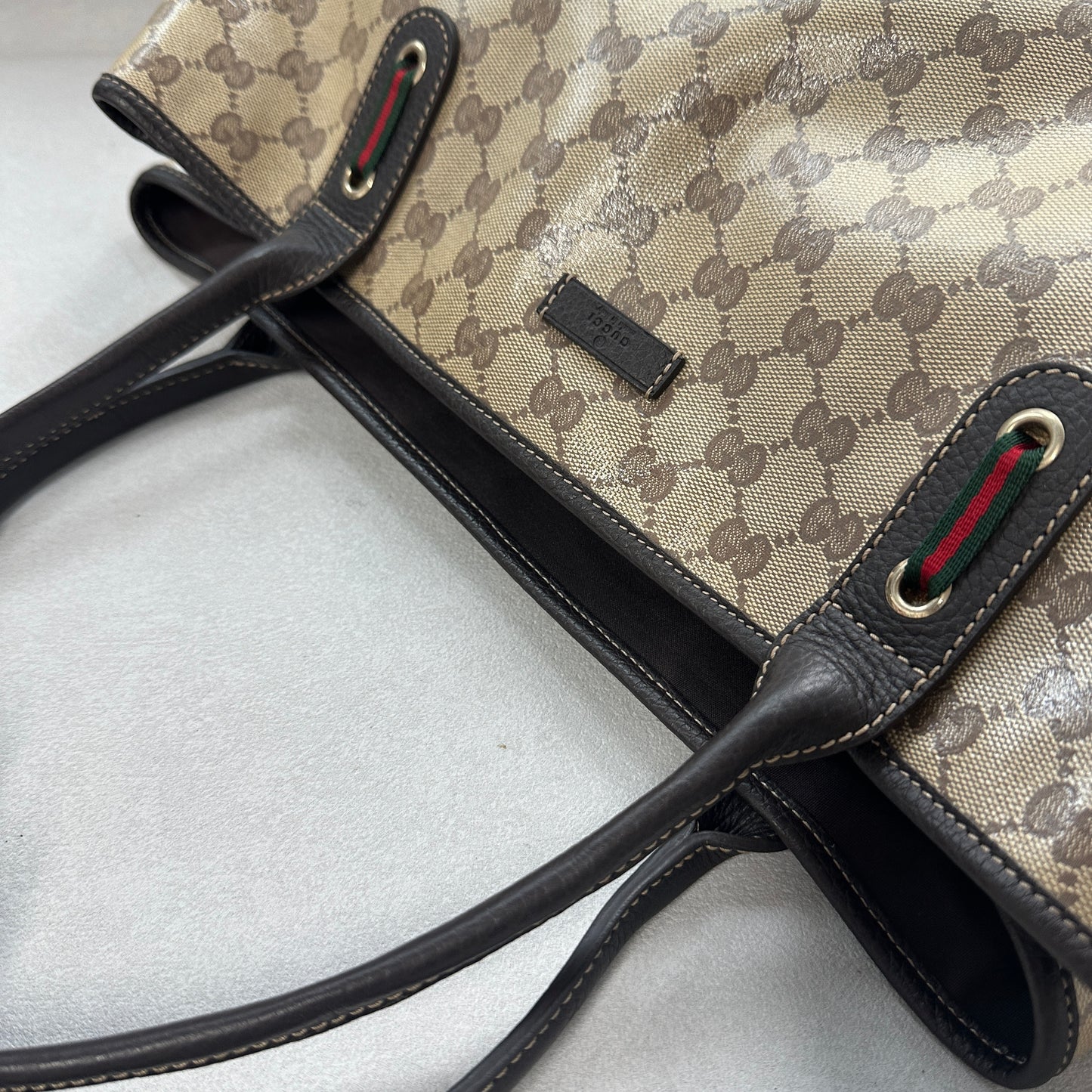 Gucci - GG Supreme Joy Tote - Cloth - Beige - (large)