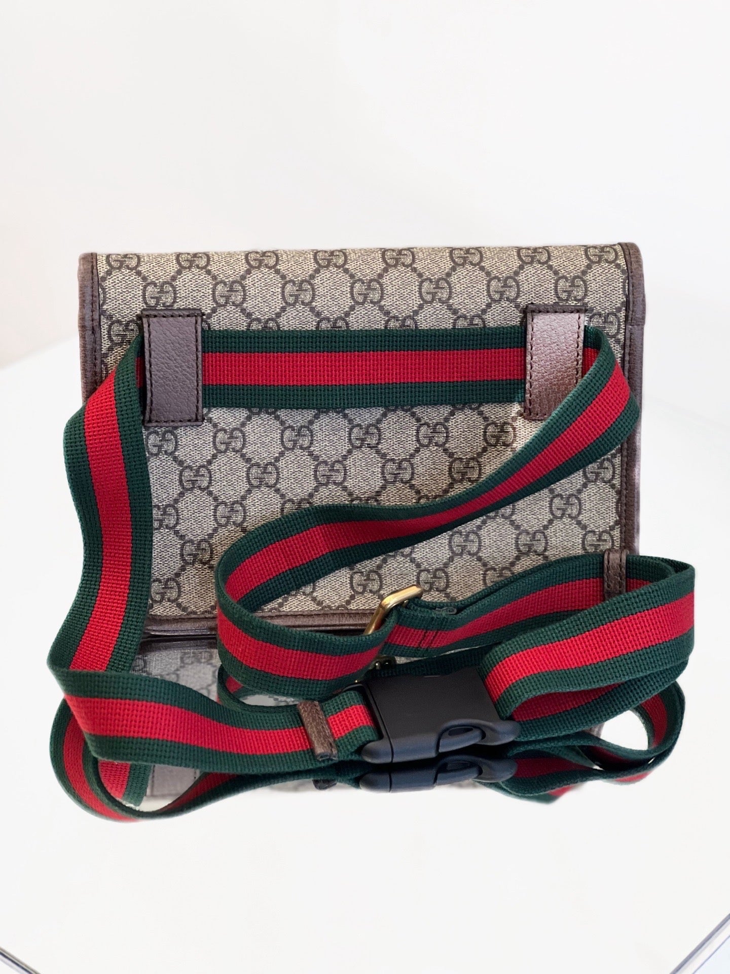 Gucci - GG Supreme Neo Vintage Tiger Head Belt Bag - Synthetic - Beige - (small)