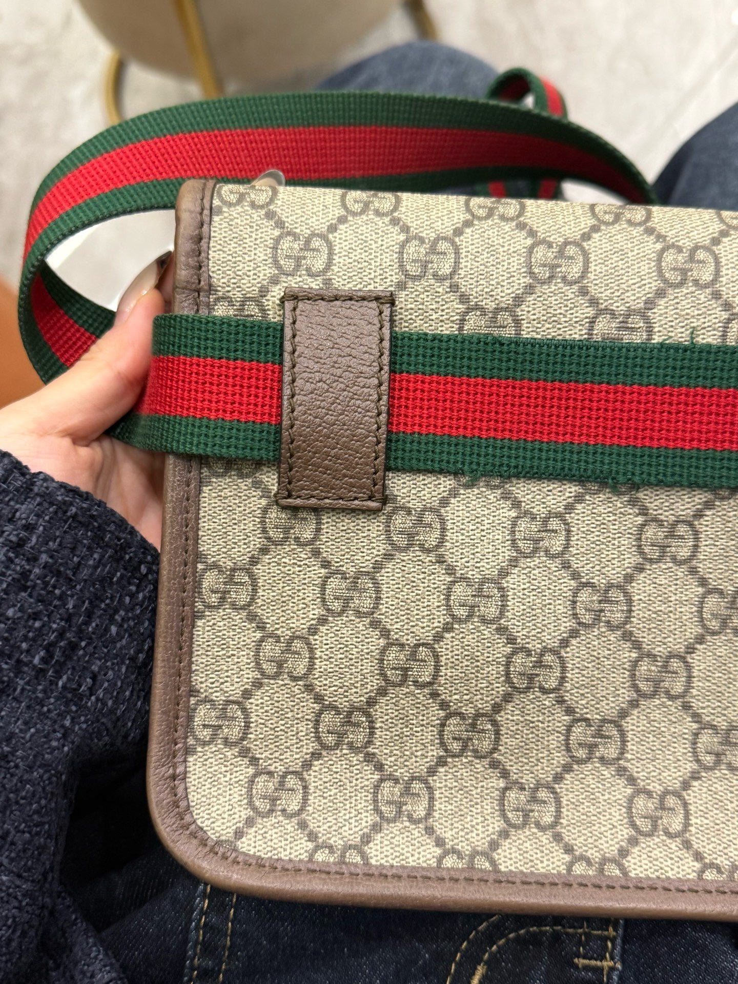 Gucci - GG Supreme Neo Vintage Tiger Head Belt Bag - Synthetic - Beige - (small)