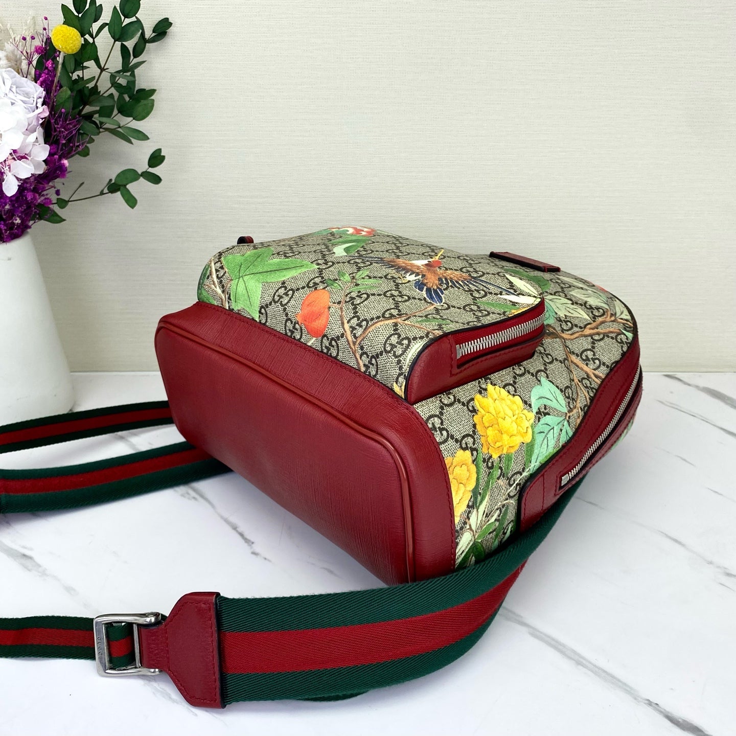Gucci - GG Supreme Tian - Cloth - Multicolour - (small)