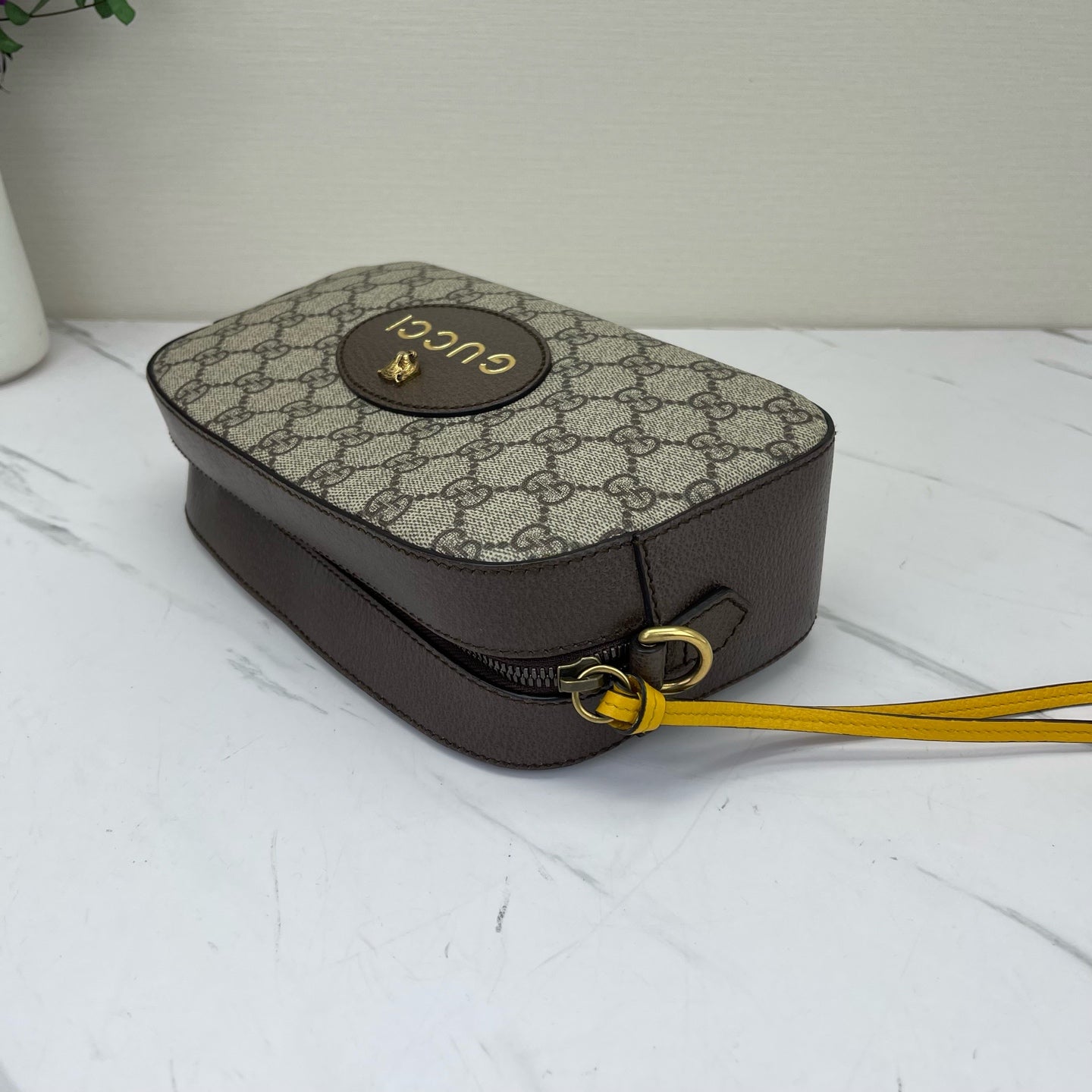 Gucci - GG Supreme Tiger Head Camera Bag - Synthetic - Multicolour - (mini)