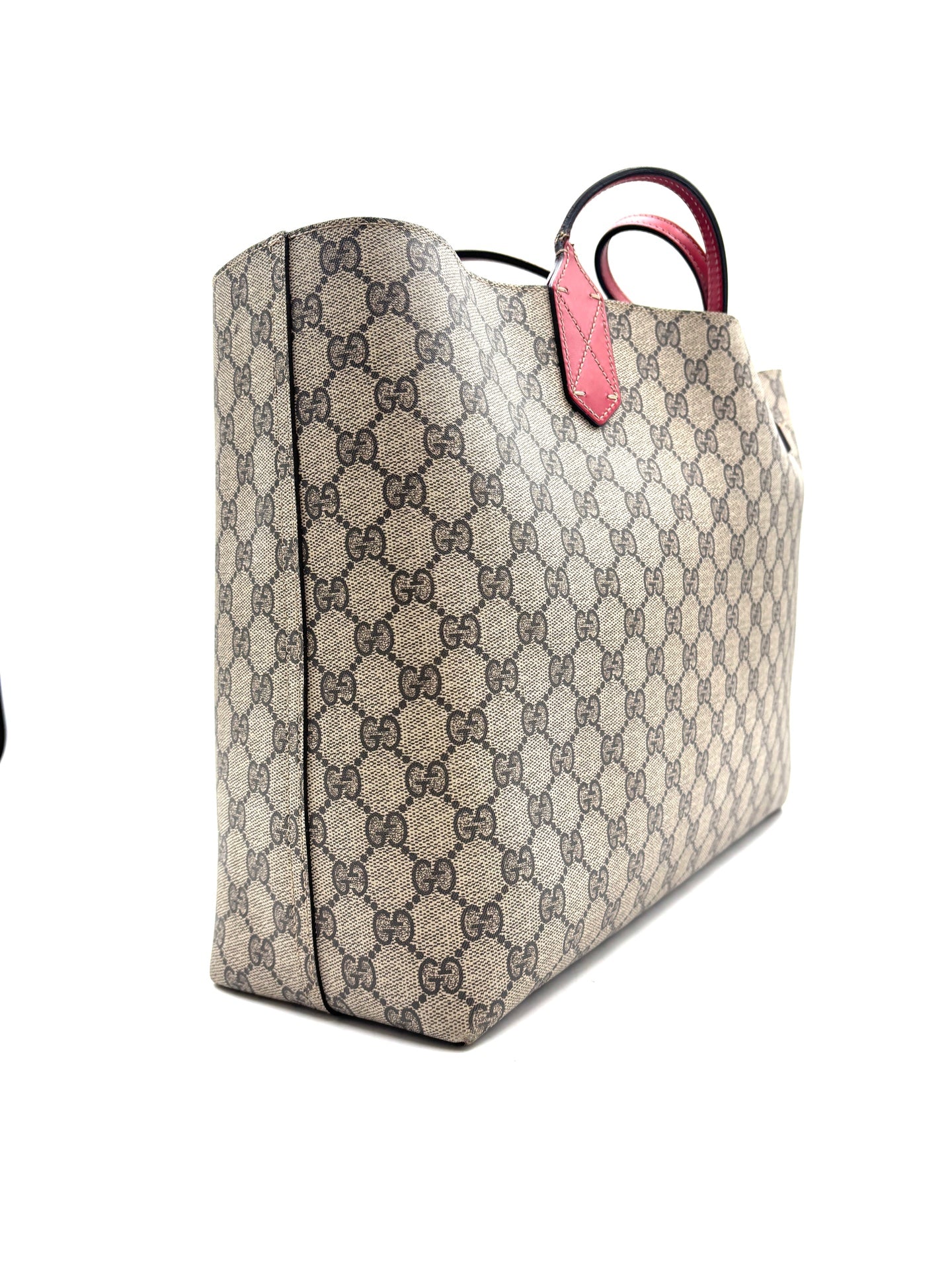 Gucci - GG Supreme Tote - Coated canvas - Ebony - (Large)