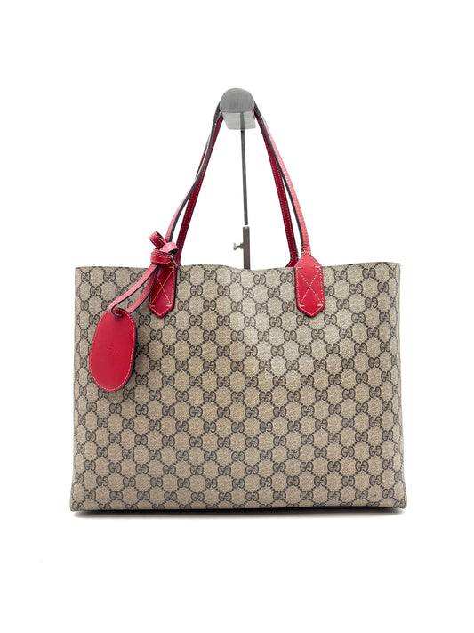 Gucci - GG Supreme Tote - Coated canvas - Ebony - (Large)