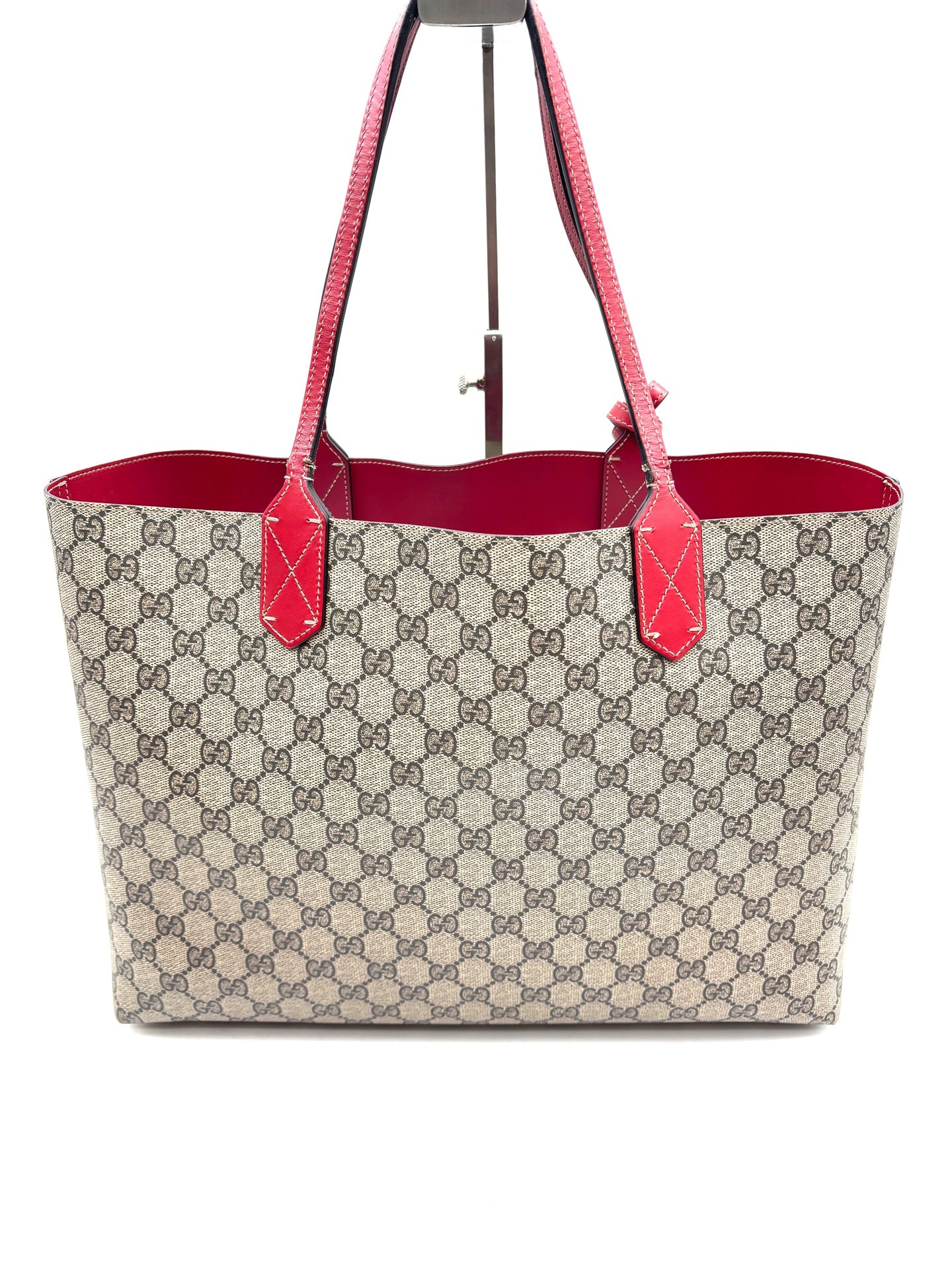 Gucci - GG Supreme Tote - Coated canvas - Ebony - (Large)