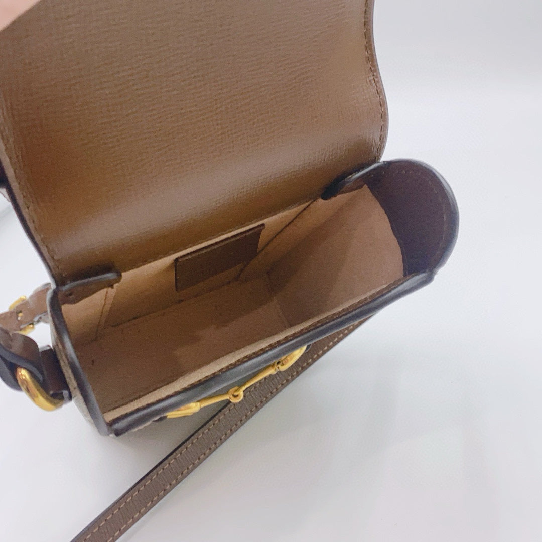 Gucci - Gucci 1955 Horsebit - Synthetic - Beige - (mini)