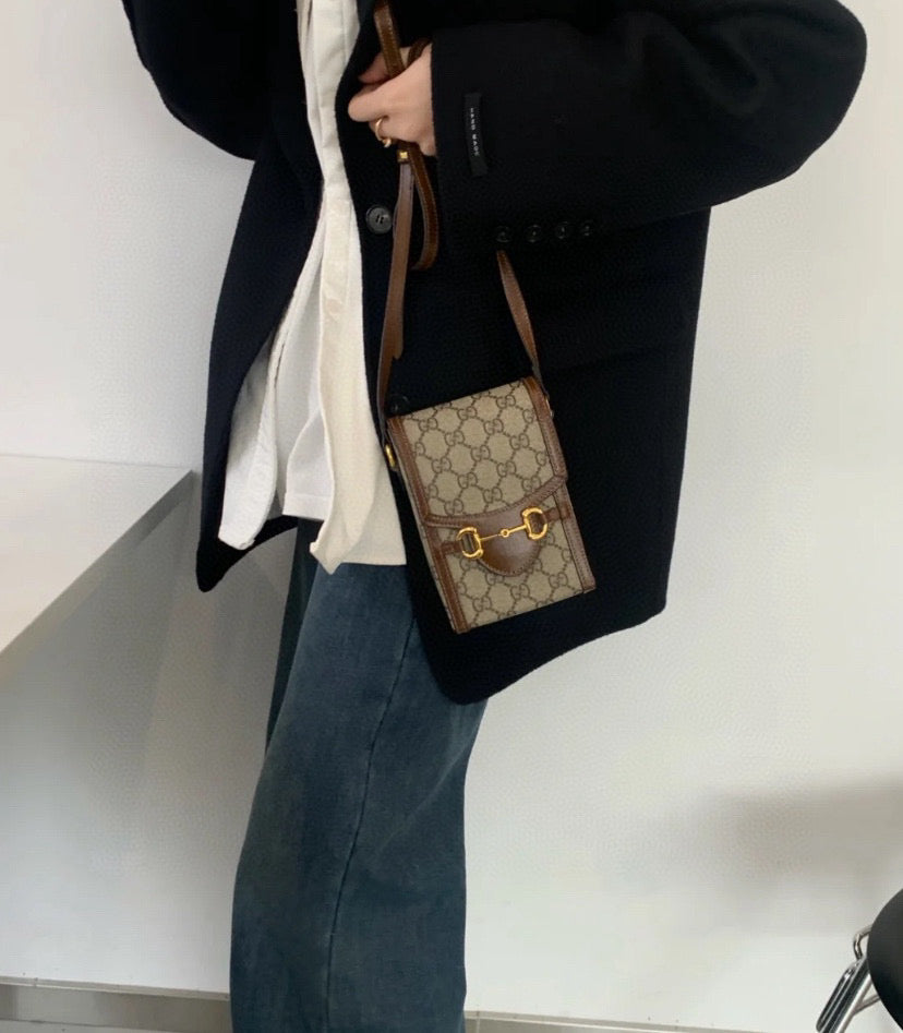 Gucci - Gucci 1955 Horsebit - Synthetic - Beige - (mini)