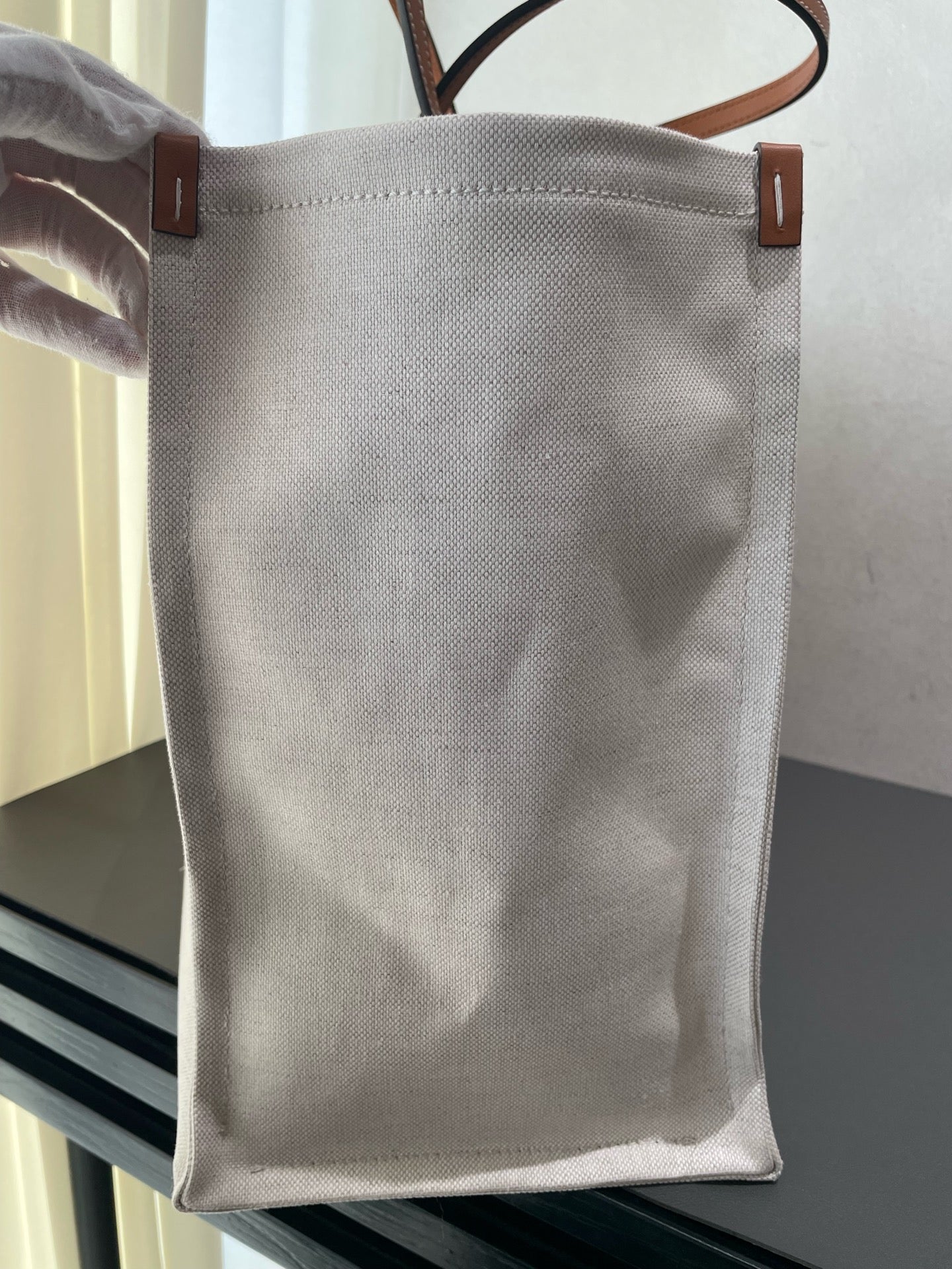 Gucci - Gucci Logo Canvas Reversible Tote - Double-sided cotton linen canvas with leather trim - Beige and Brown - (Large)