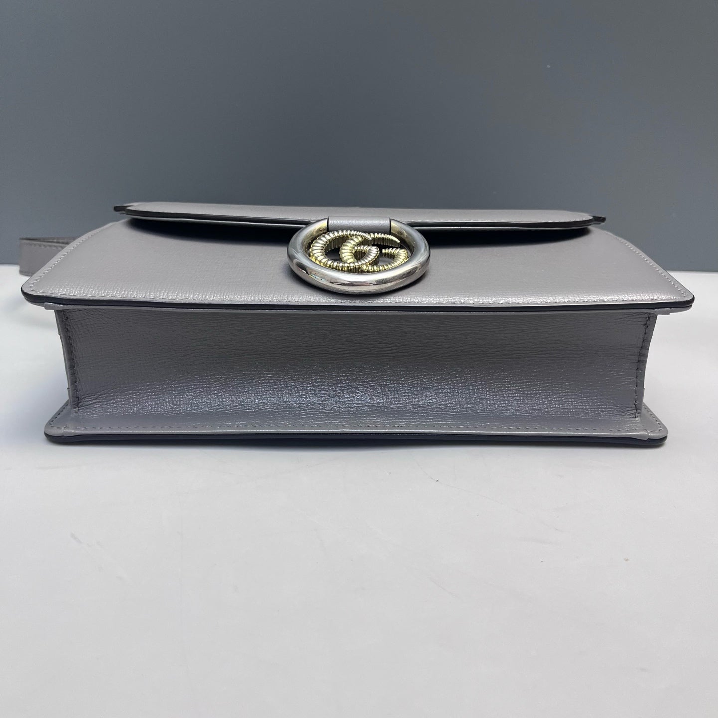 Gucci - Gucci Ring Bag - Leather - Grey - (medium)