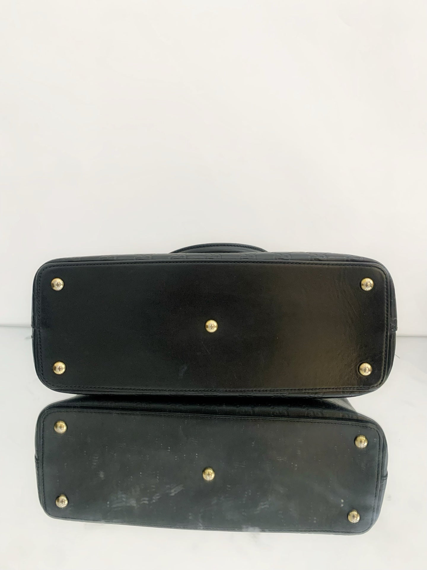 Gucci - Guccissima Leather Top Handle Tote - Leather - Black - (Medium)