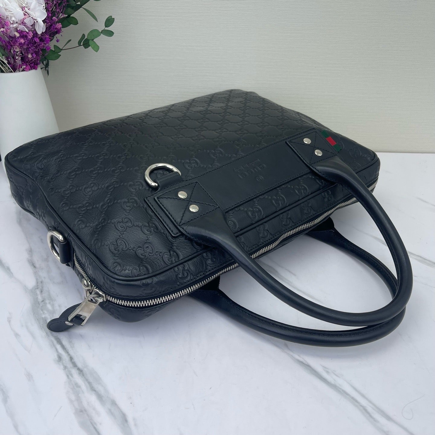 Gucci - Guccissima Tote - Leather - Black - (Large)