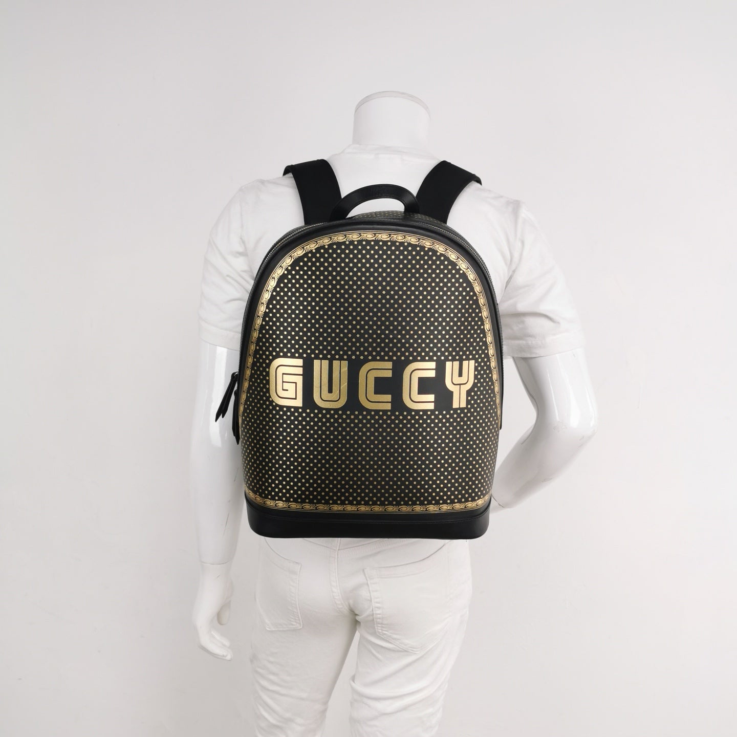 Gucci - Guccy - Leather - Black - (medium)