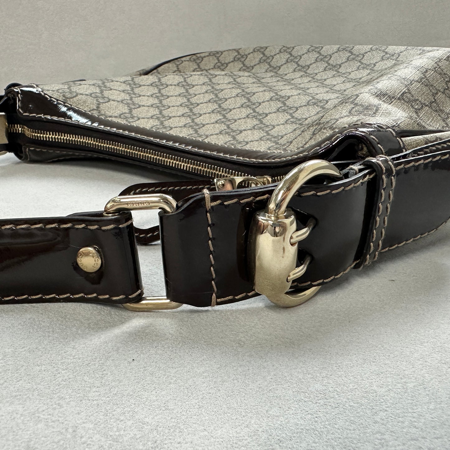 Gucci - Hobo - Patent leather - Brown - (medium)