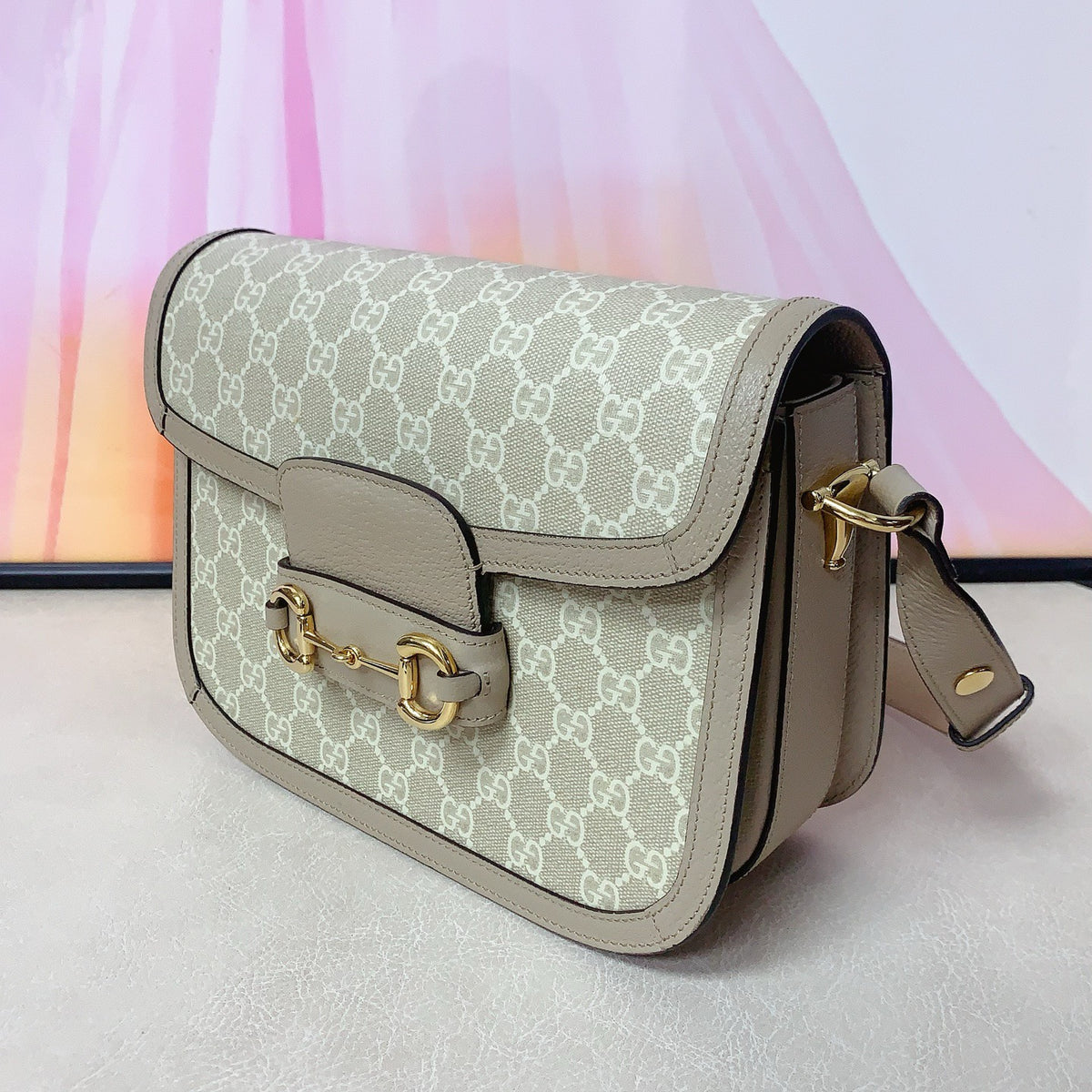 Gucci - Horsebit 1955 - Cloth - Beige