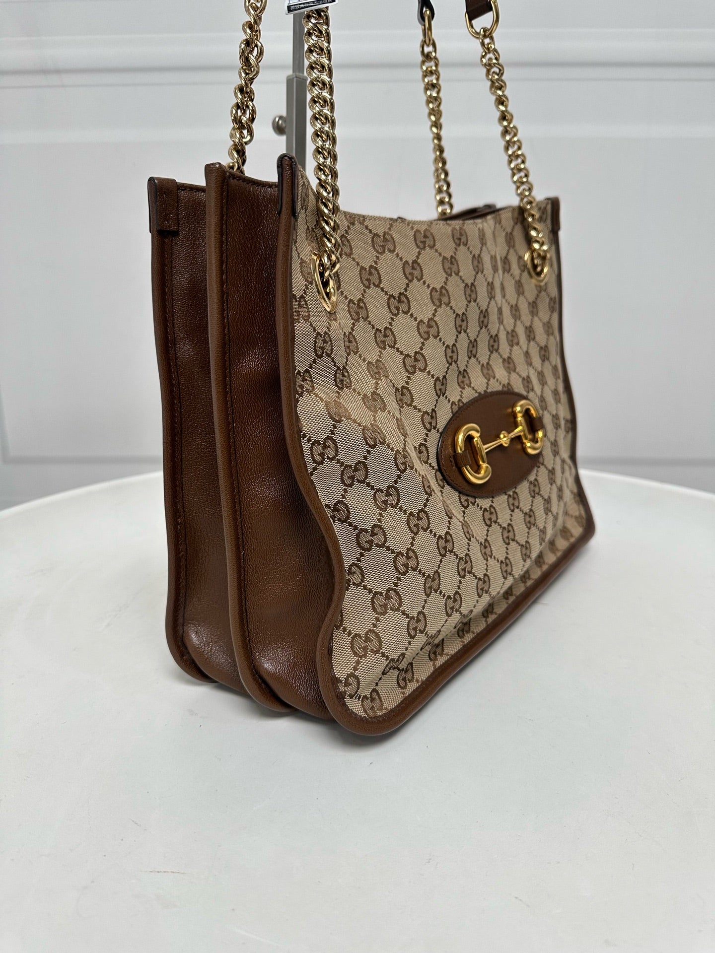 Gucci - Horsebit 1955 - Cloth - Beige - (medium)