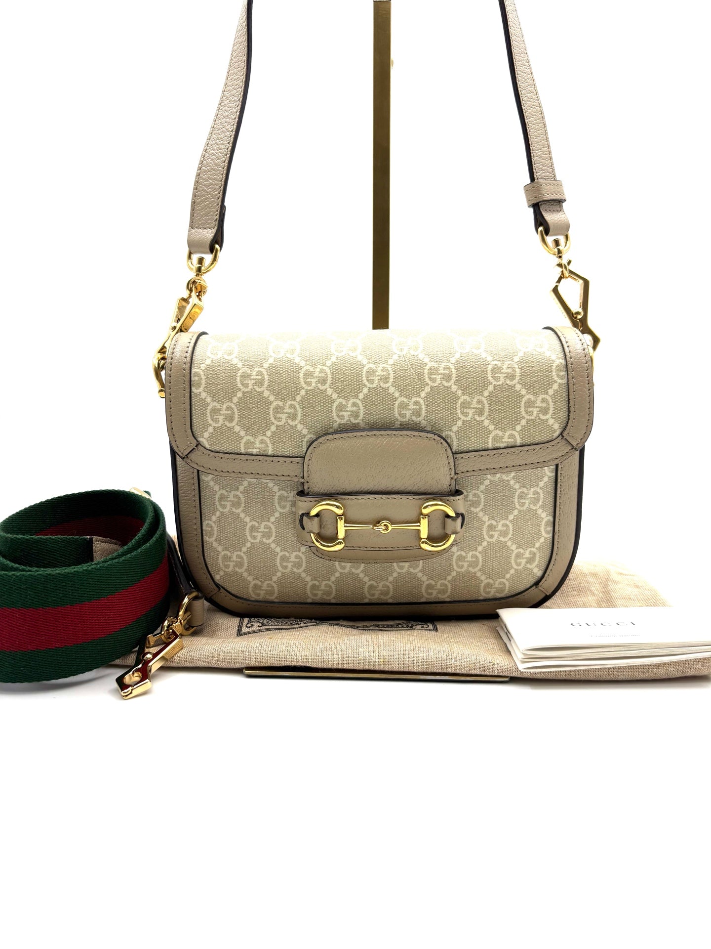 Gucci - Horsebit 1955 - Cloth - Beige - (mini)