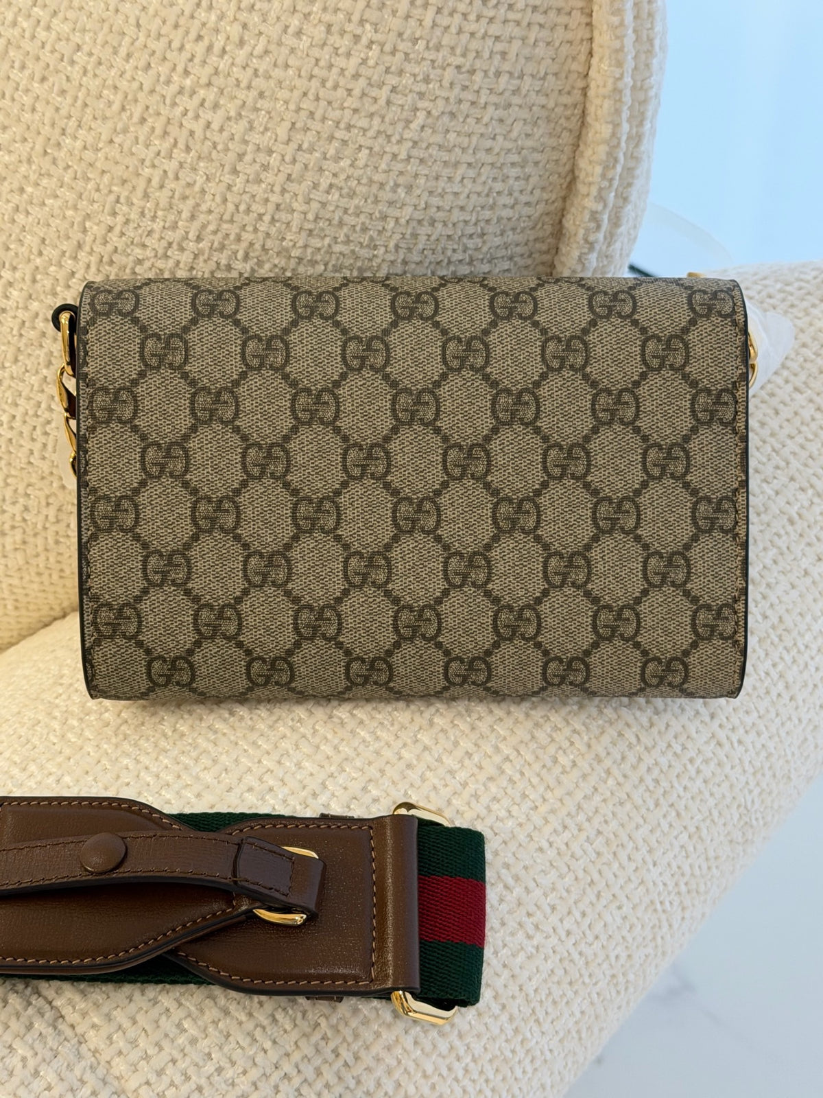 Gucci - Horsebit 1955 - Cloth - Beige - (mini)