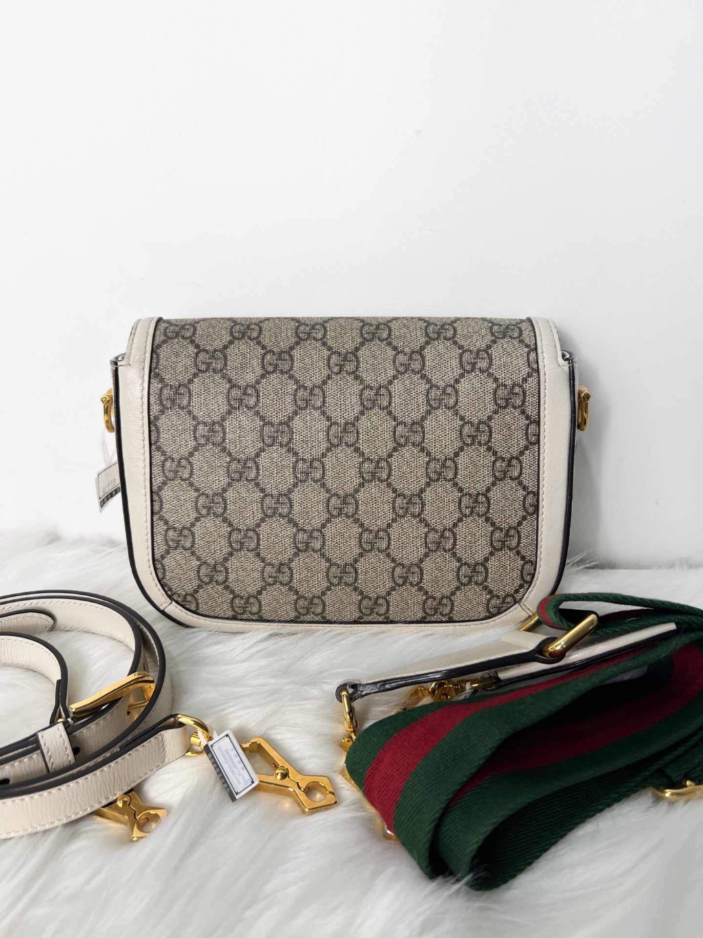 Gucci - Horsebit 1955 - Cloth - Beige - (mini)
