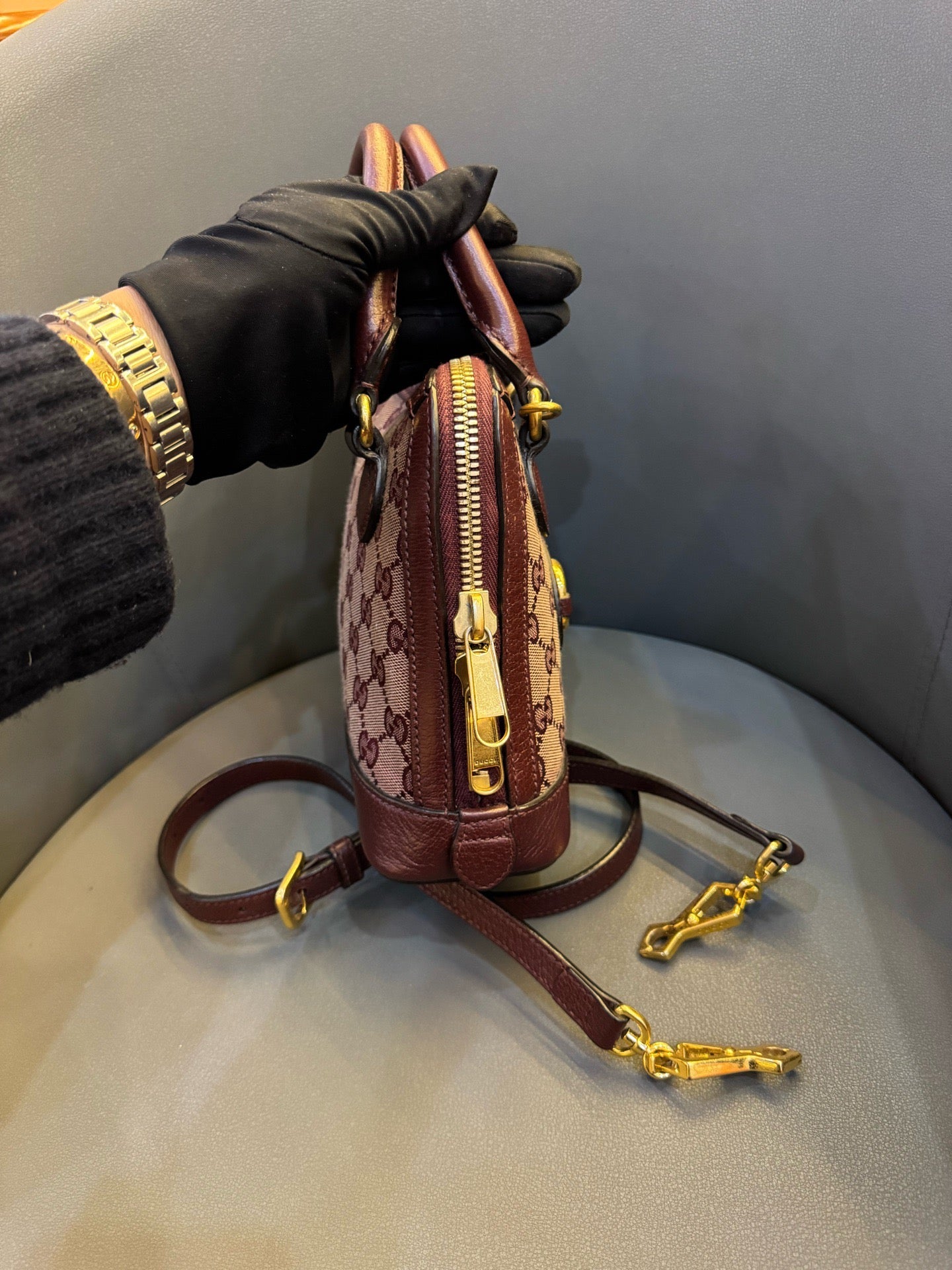 Gucci - Horsebit 1955 - Cloth - Beige - (mini)