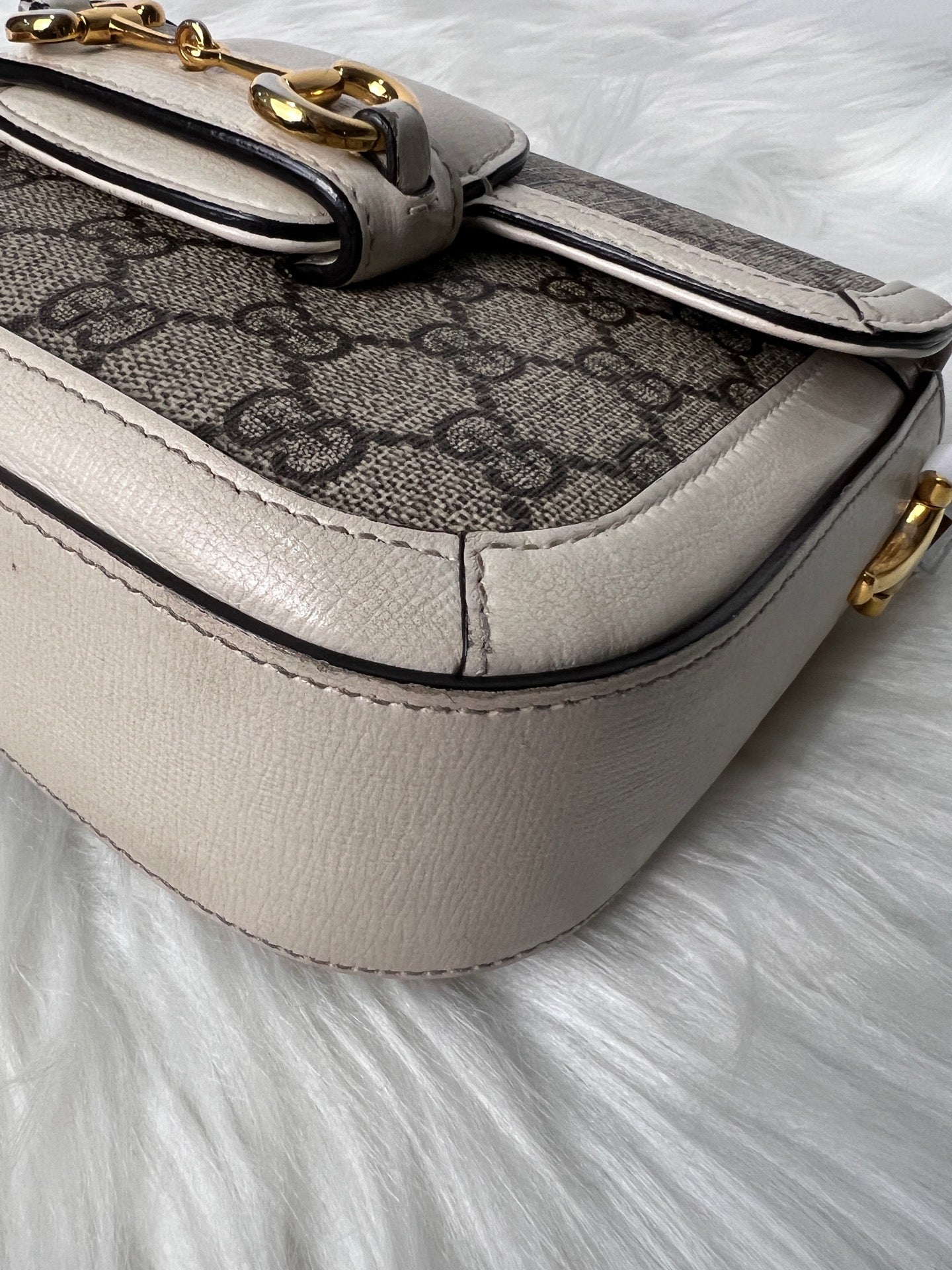 Gucci - Horsebit 1955 - Cloth - Beige - (mini)