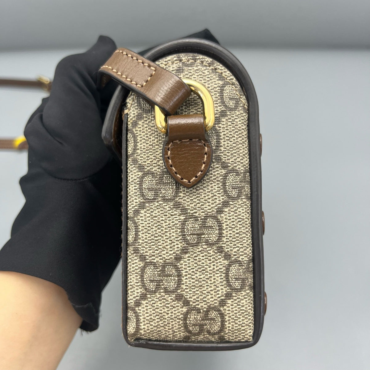 Gucci - Horsebit 1955 - Cloth - Beige - (mini)