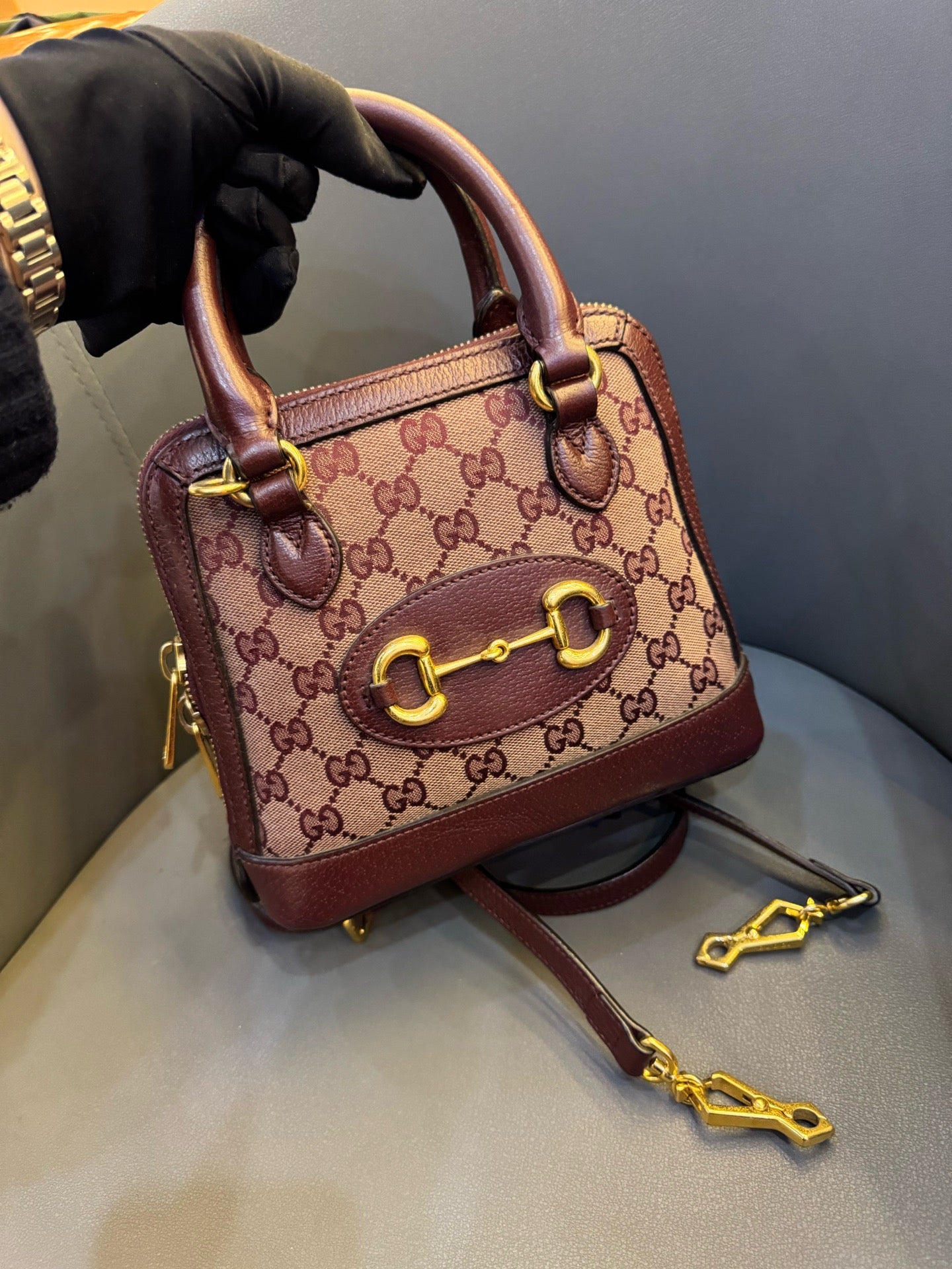 Gucci - Horsebit 1955 - Cloth - Beige - (mini)