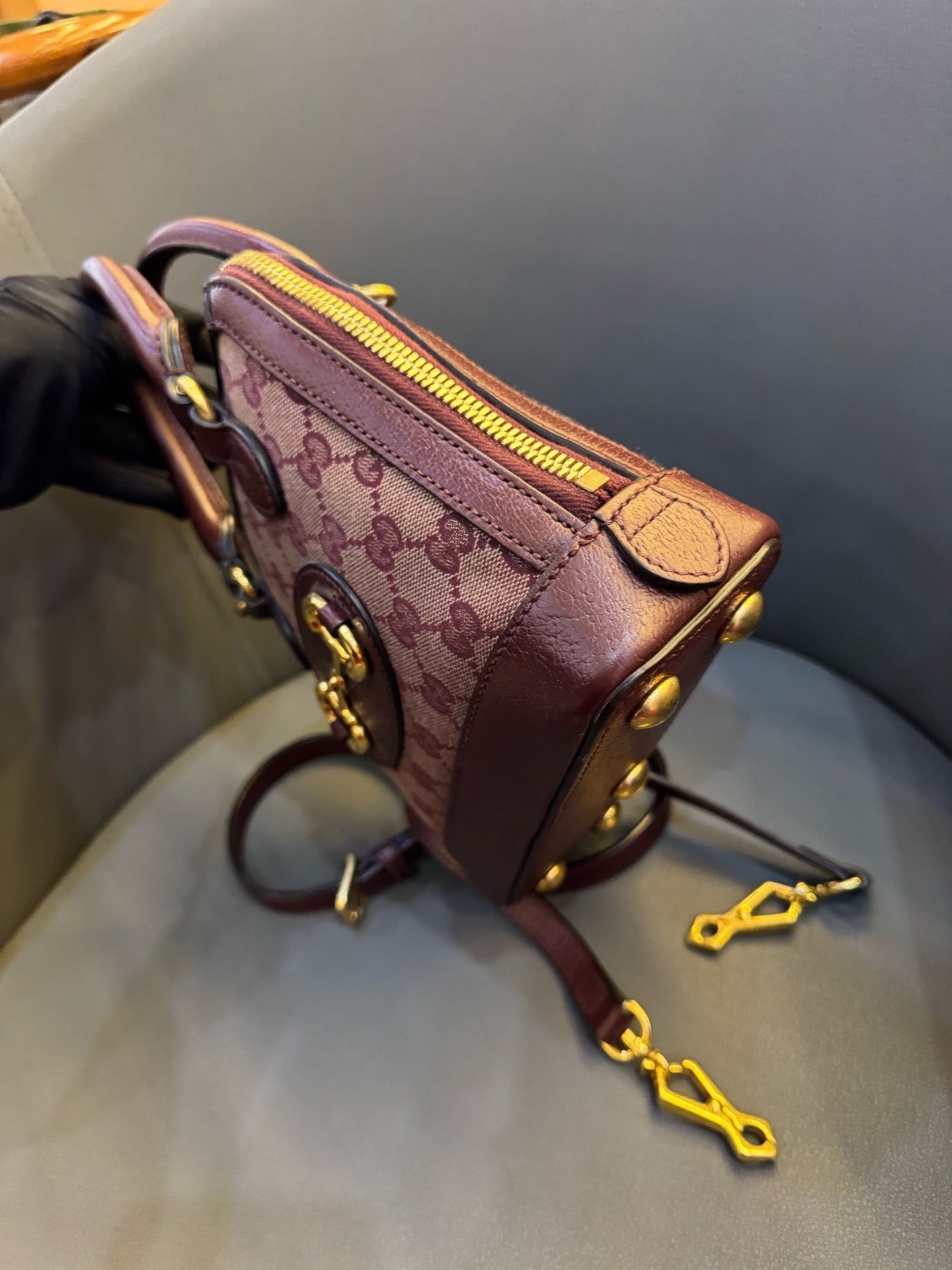 Gucci - Horsebit 1955 - Cloth - Beige - (mini)