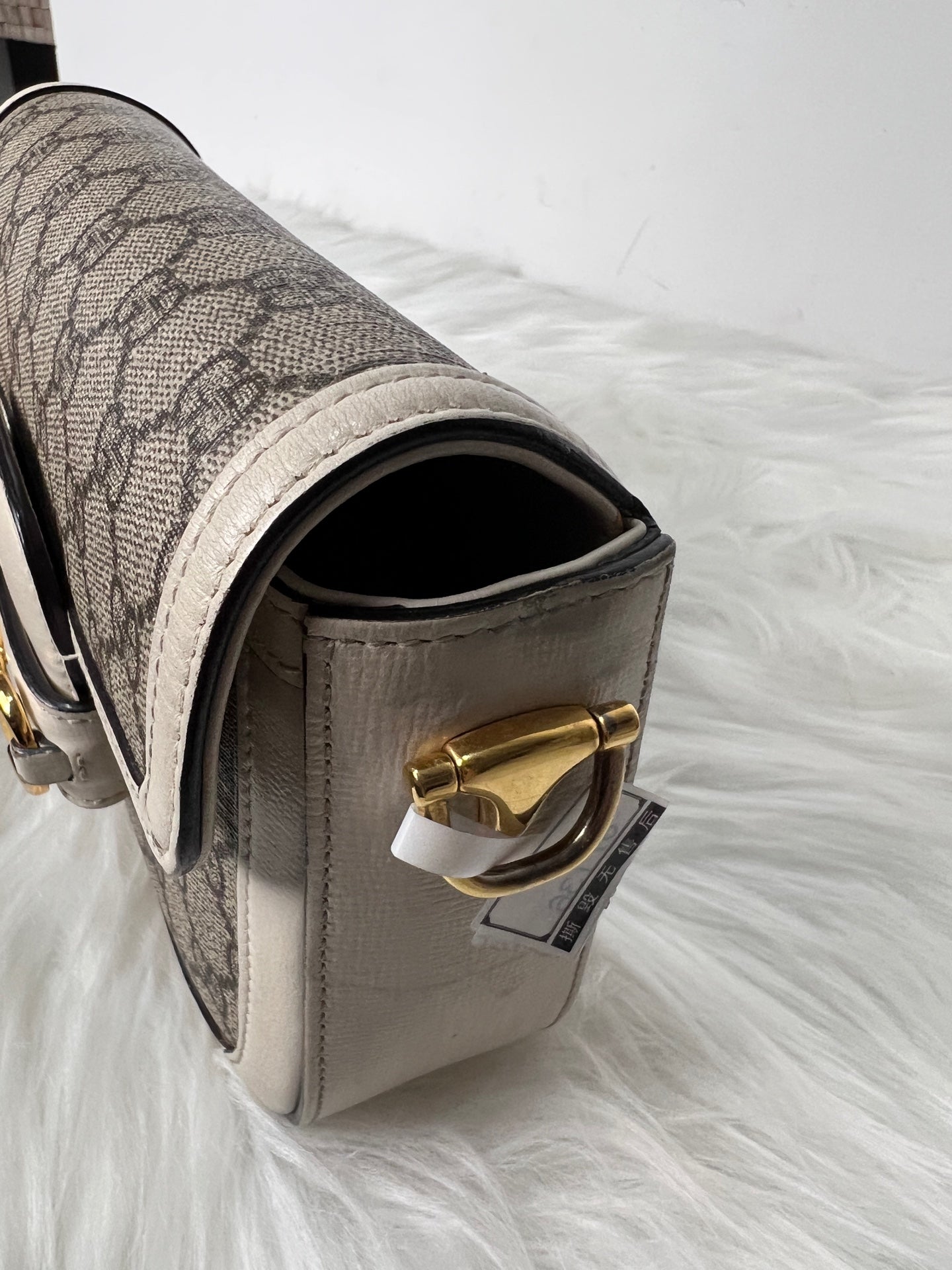 Gucci - Horsebit 1955 - Cloth - Beige - (mini)