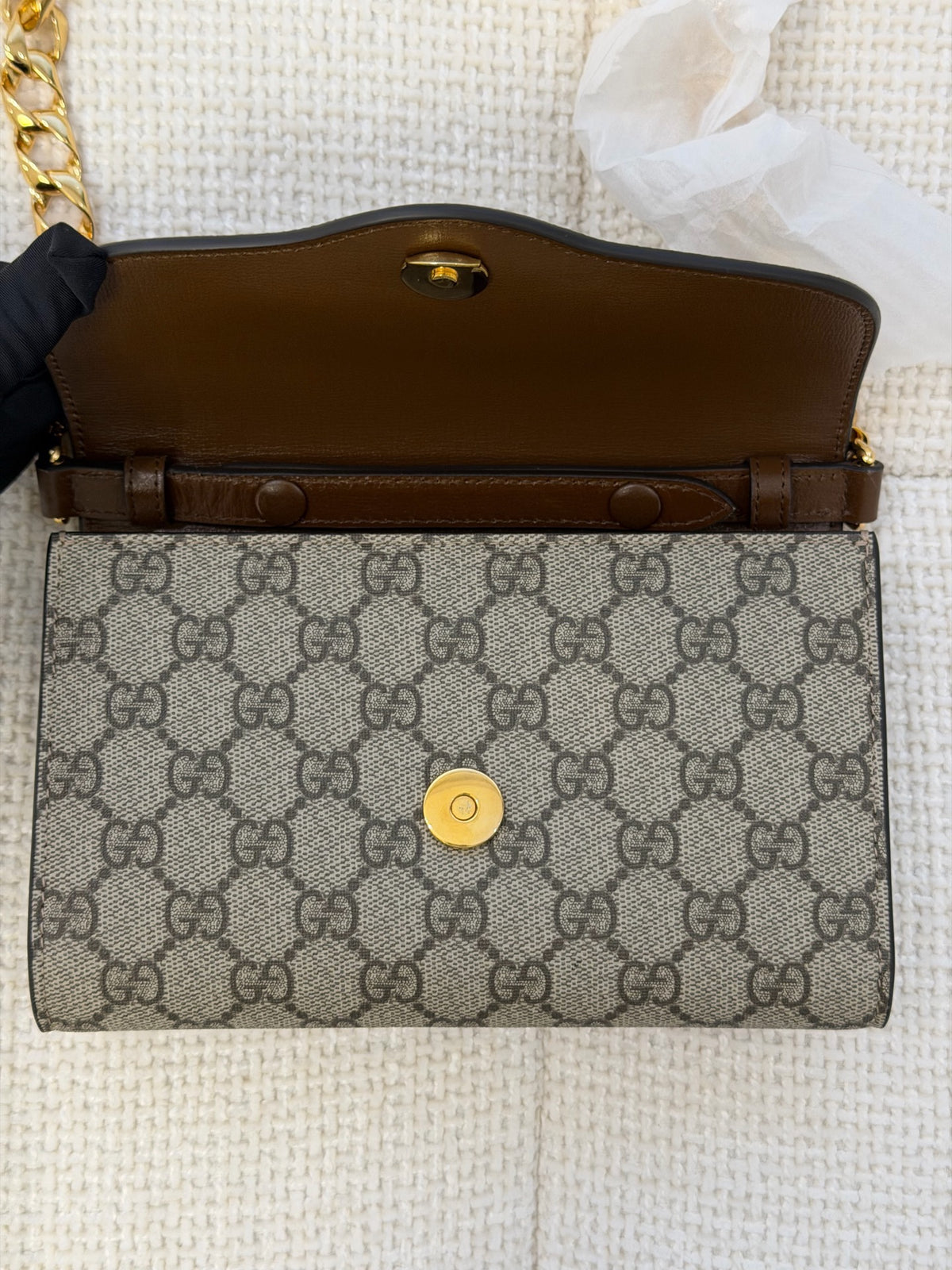 Gucci - Horsebit 1955 - Cloth - Beige - (mini)