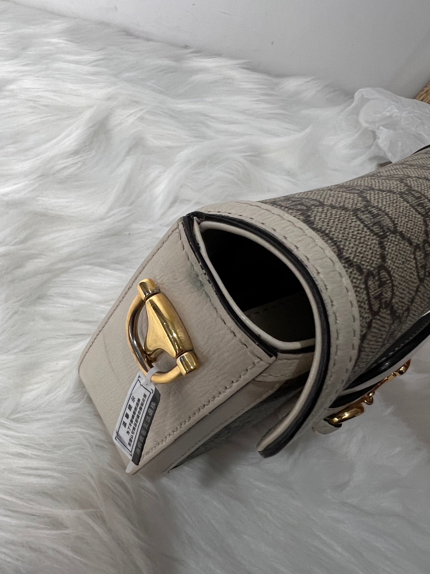 Gucci - Horsebit 1955 - Cloth - Beige - (mini)