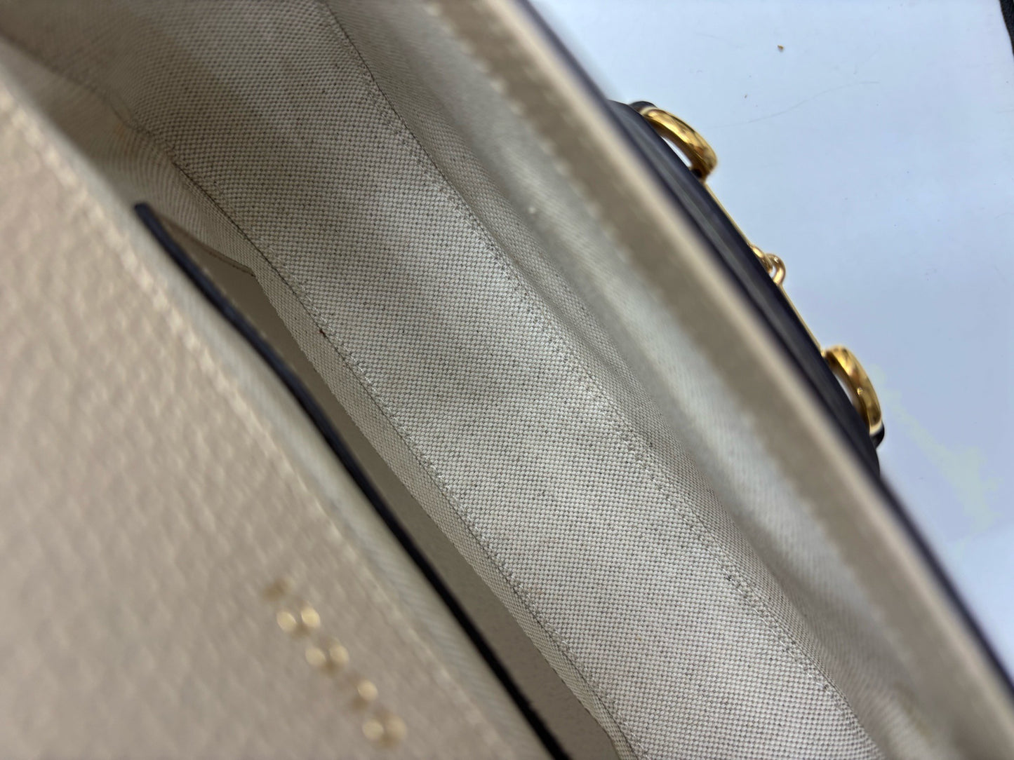 Gucci - Horsebit 1955 - Cloth - Beige - (mini)