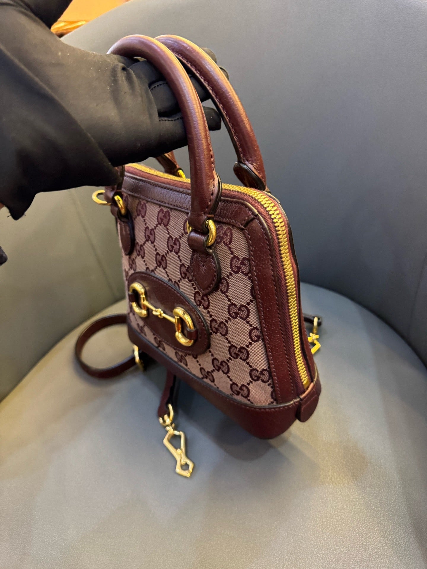 Gucci - Horsebit 1955 - Cloth - Beige - (mini)