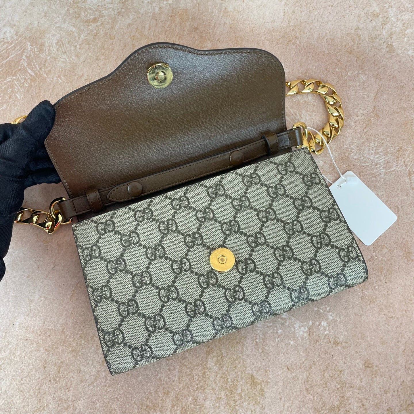 Gucci - Horsebit 1955 - Cloth - Beige - (mini)