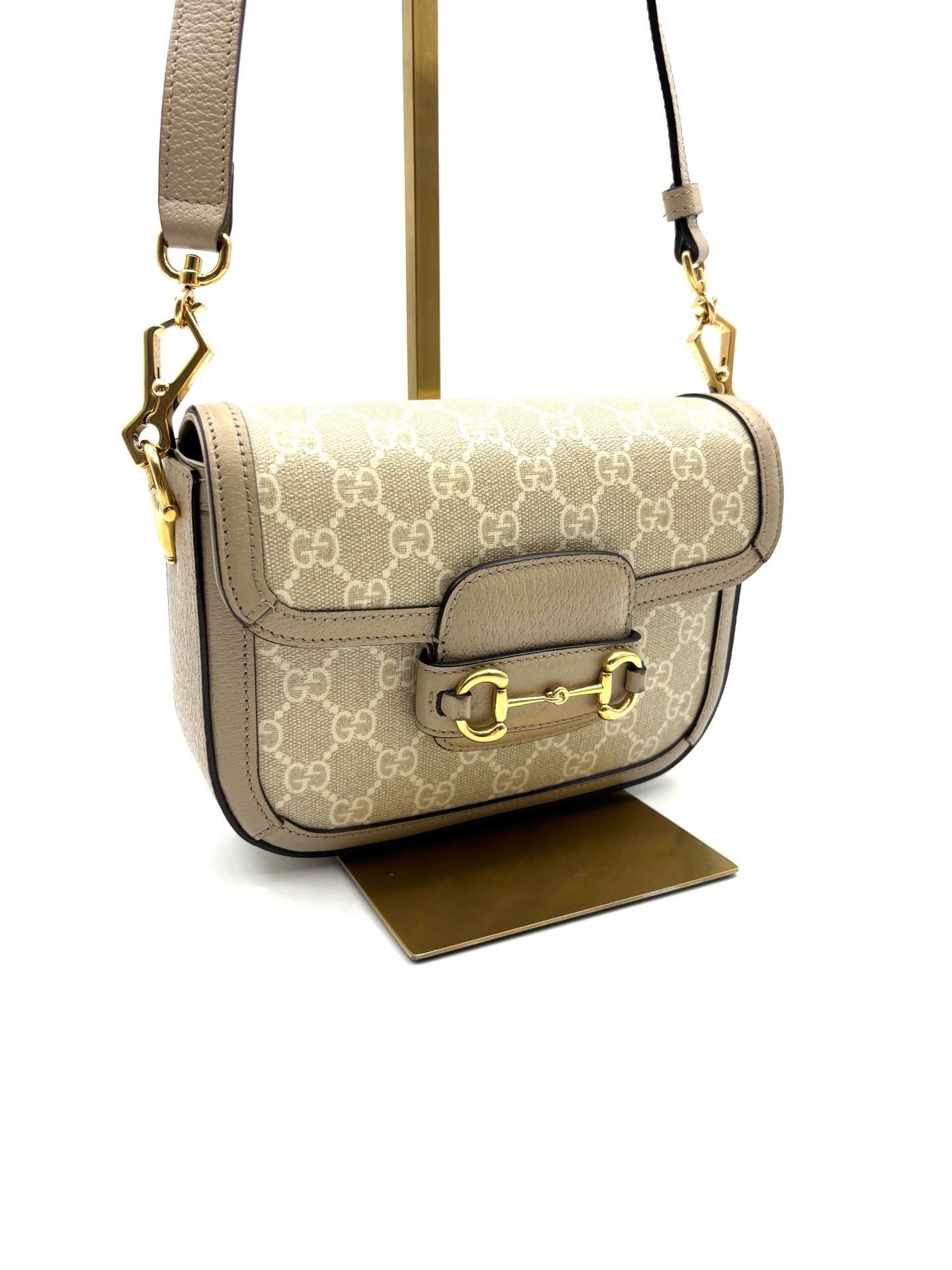 Gucci - Horsebit 1955 - Cloth - Beige - (mini)