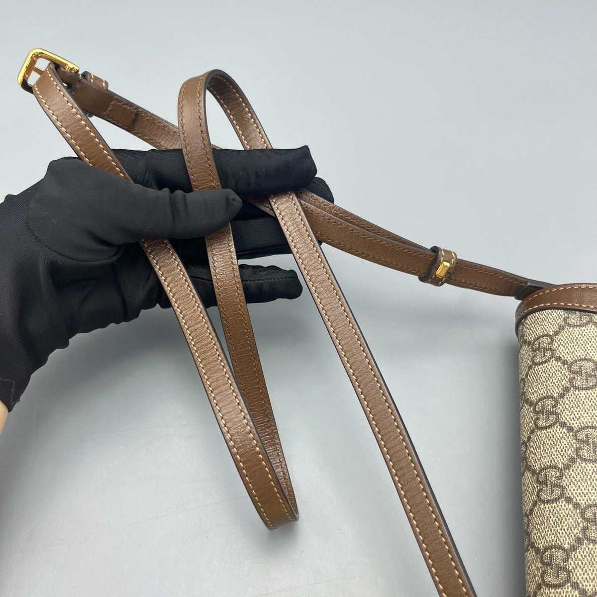 Gucci - Horsebit 1955 - Cloth - Beige - (mini)