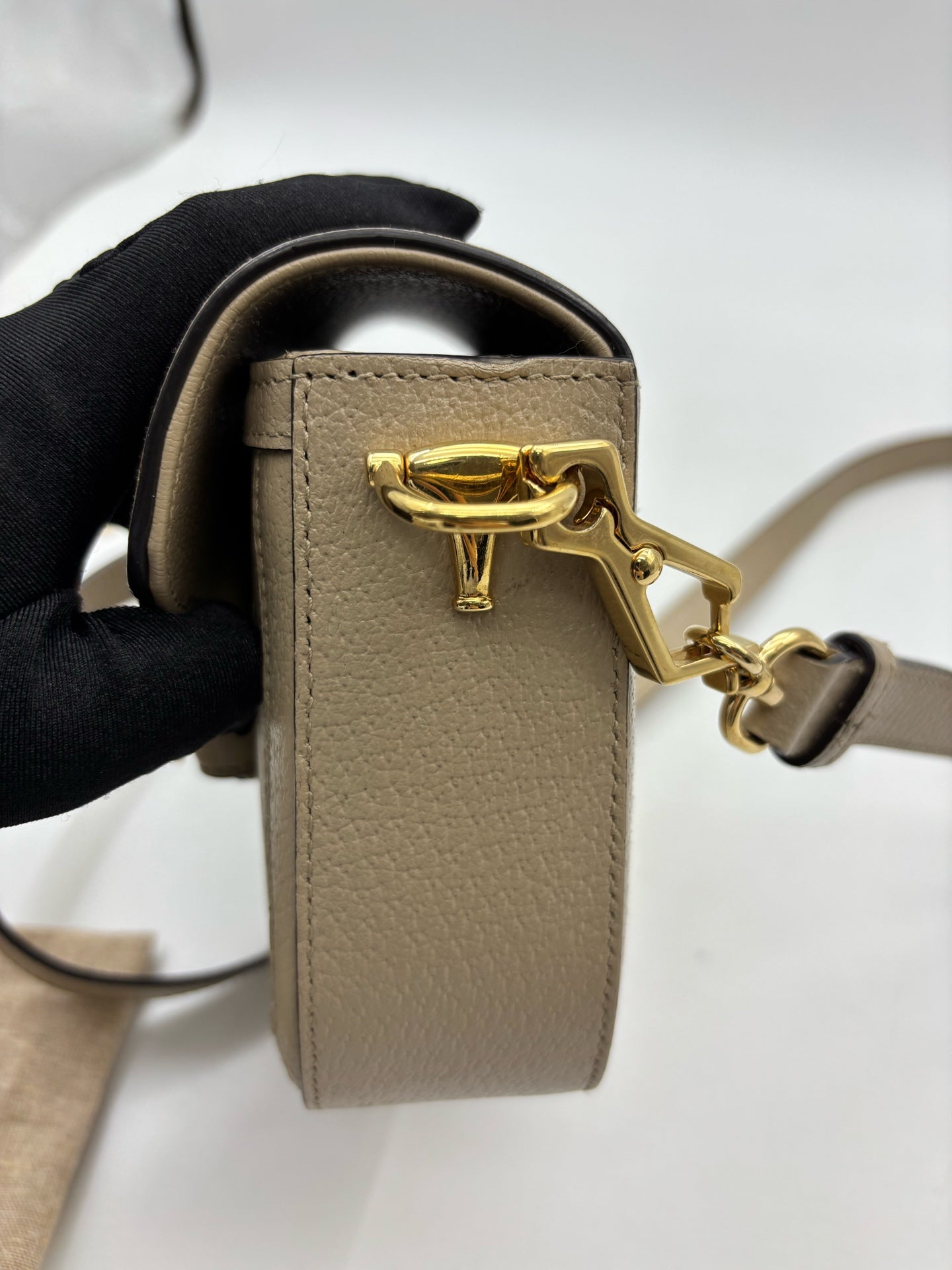 Gucci - Horsebit 1955 - Cloth - Beige - (mini)