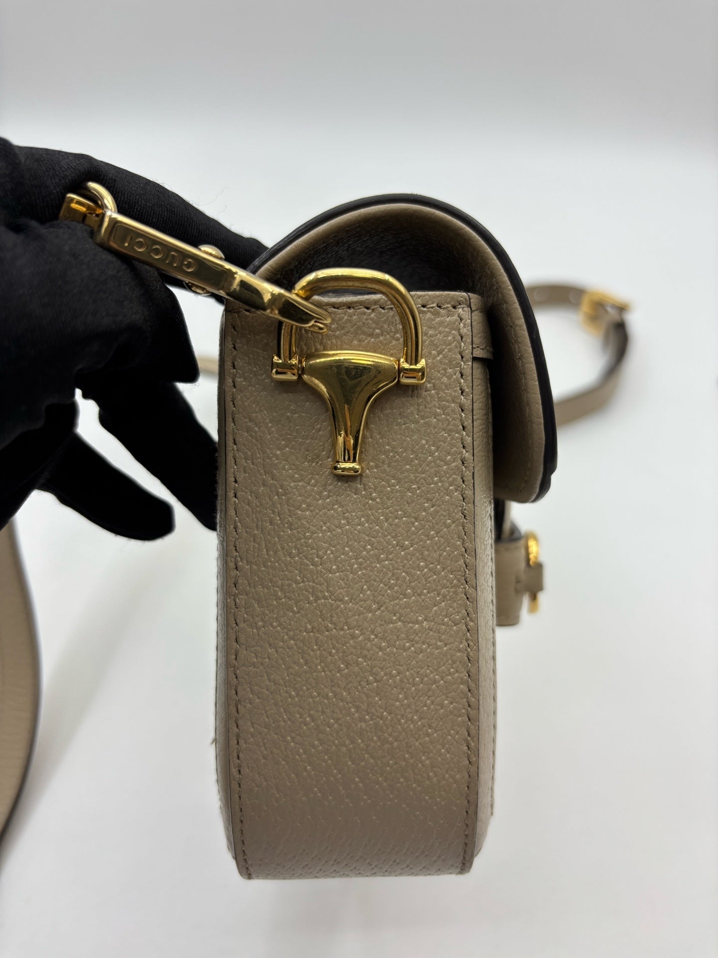 Gucci - Horsebit 1955 - Cloth - Beige - (mini)